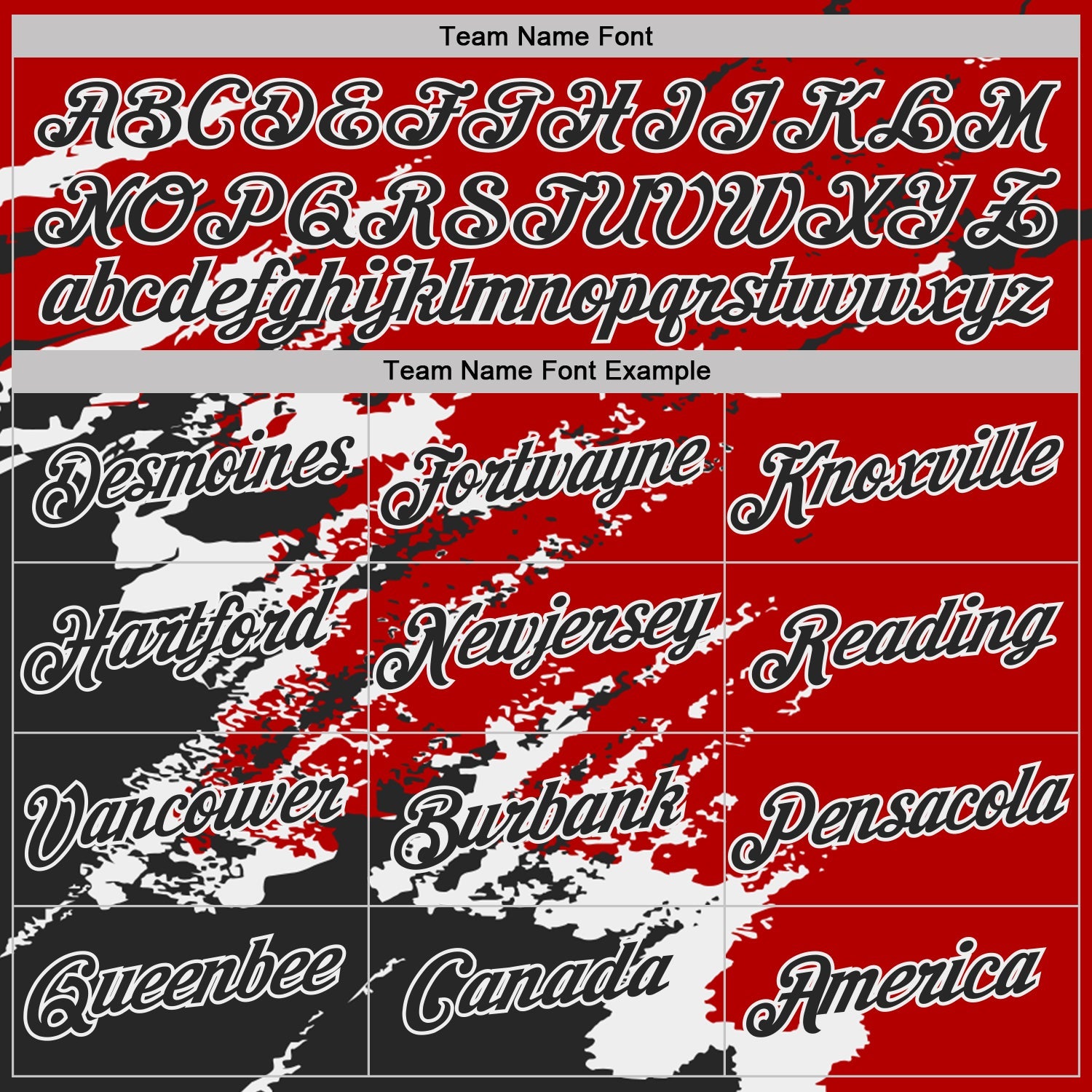 Custom Red Black-White Brush Stroke Shatter Splatter Performance T-Shirt view 3