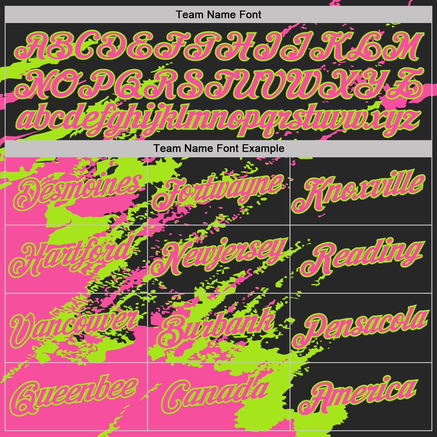 Custom Black Pink-Neon Green Brush Stroke Shatter Splatter Performance T-Shirt view 3