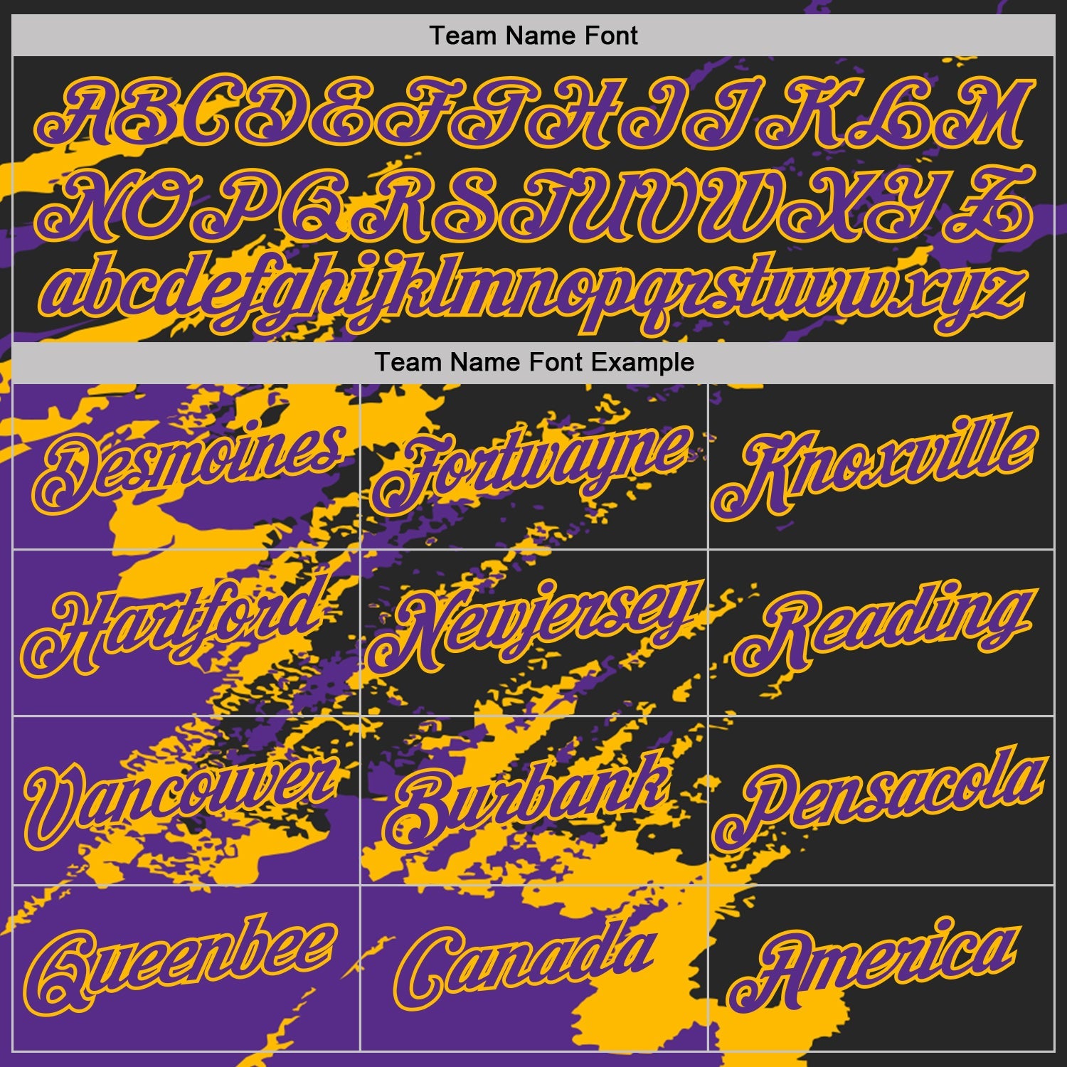 Custom Black Purple-Gold Brush Stroke Shatter Splatter Performance T-Shirt view 3