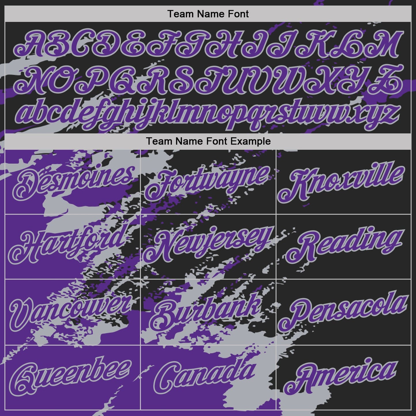 Custom Black Purple-Gray Brush Stroke Shatter Splatter Performance T-Shirt view 3