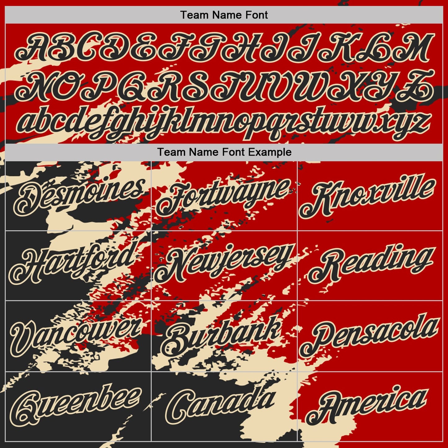 Custom Red Black-Cream Brush Stroke Shatter Splatter Performance T-Shirt view 3