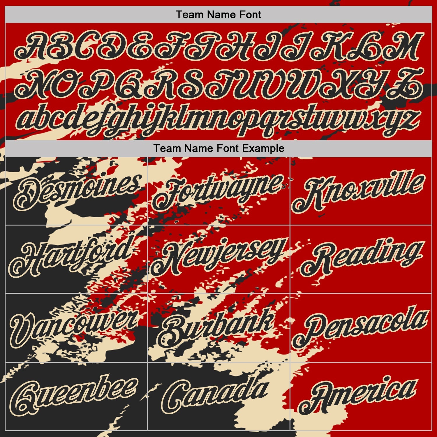 Custom Red Black-Cream Brush Stroke Shatter Splatter Performance T-Shirt view 3