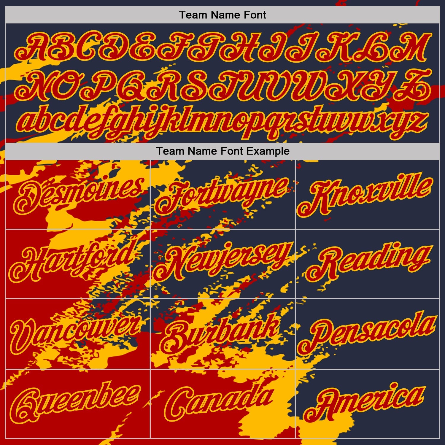 Custom Navy Red-Gold Brush Stroke Shatter Splatter Performance T-Shirt view 3