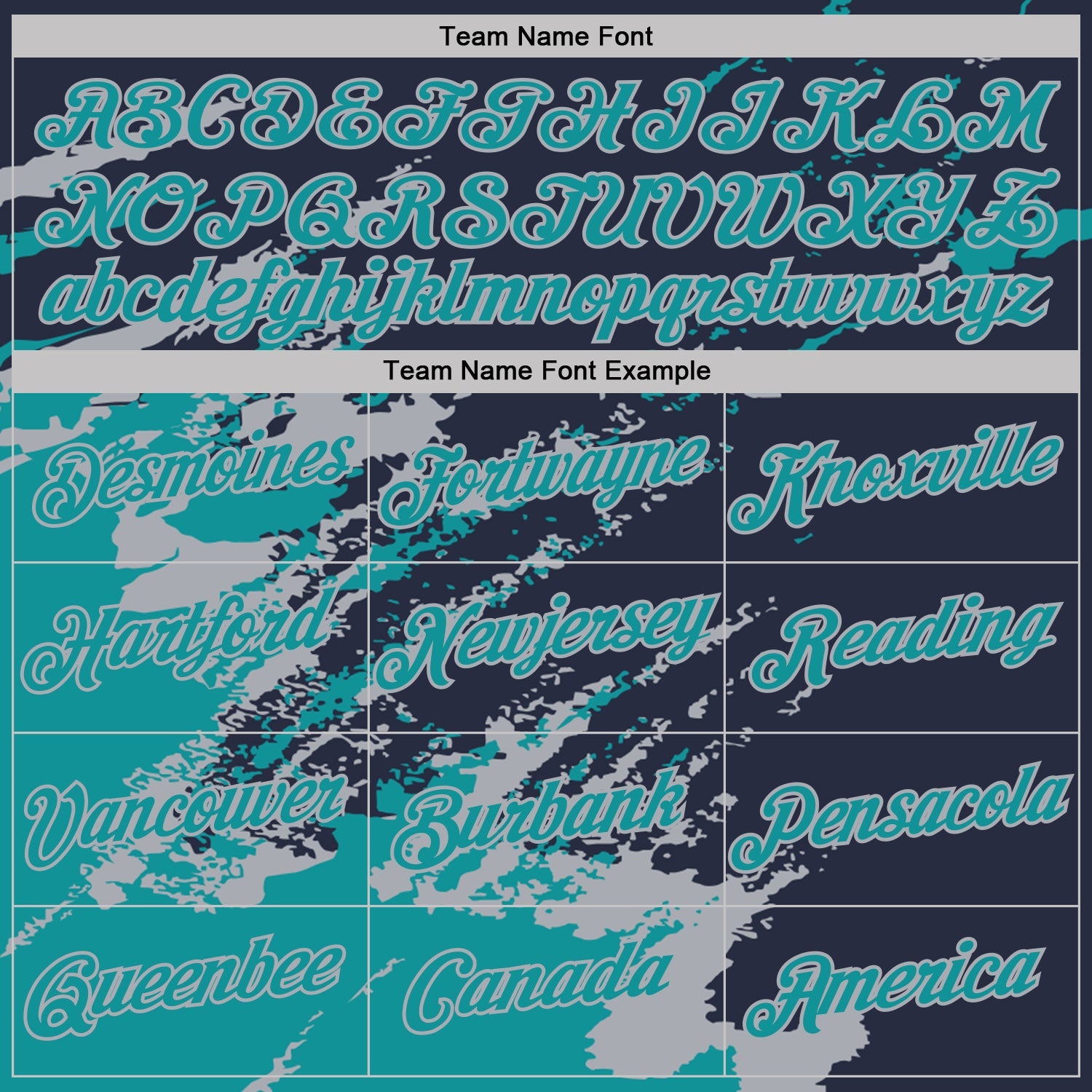 Custom Navy Teal-Gray Brush Stroke Shatter Splatter Performance T-Shirt view 3