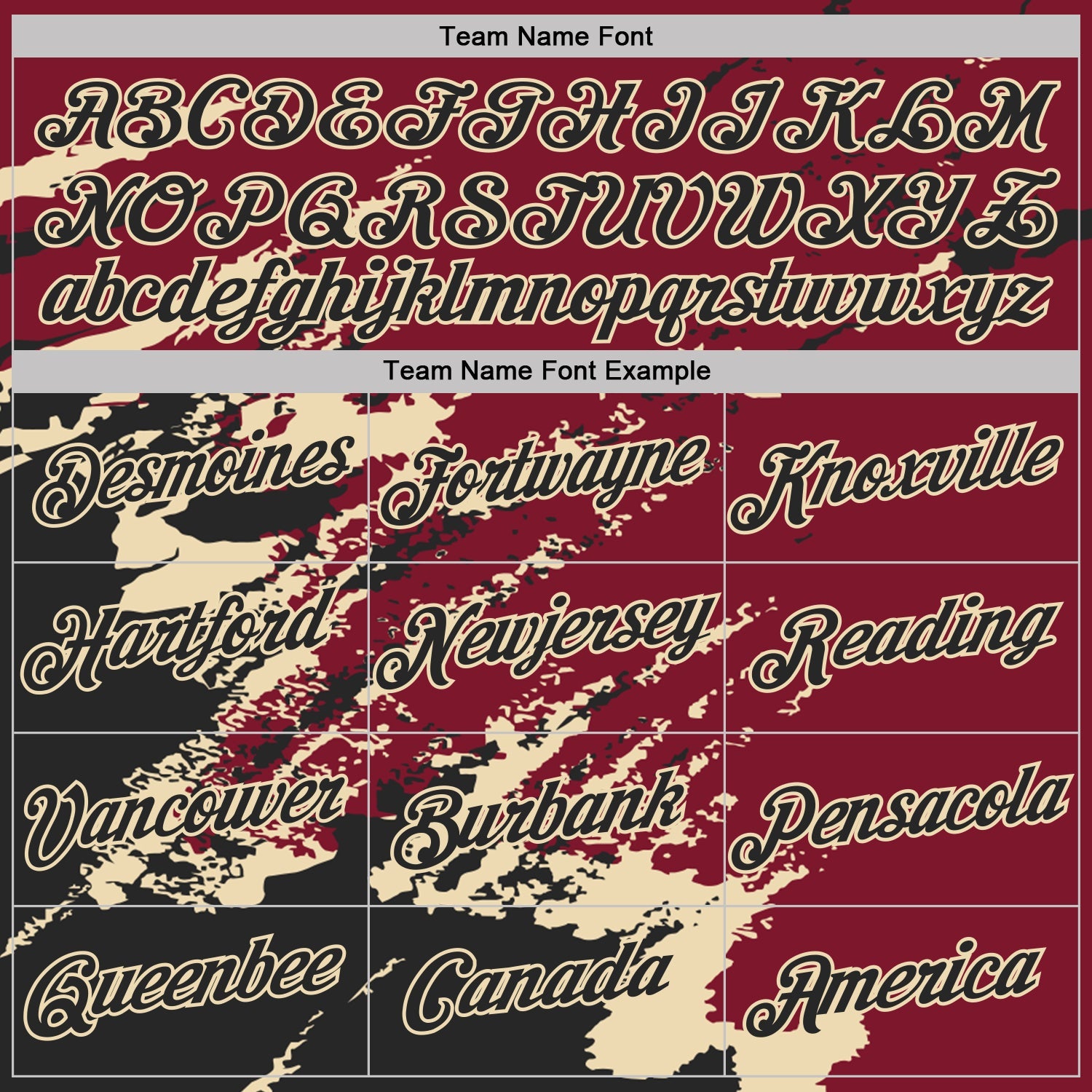 Custom Crimson Black-Cream Brush Stroke Shatter Splatter Performance T-Shirt view 3