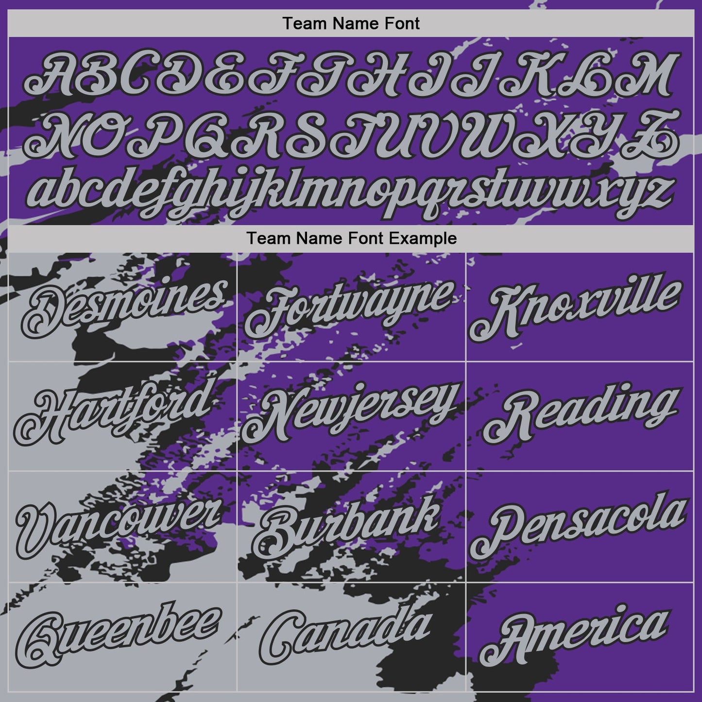 Custom Purple Gray-Black Brush Stroke Shatter Splatter Performance T-Shirt view 3