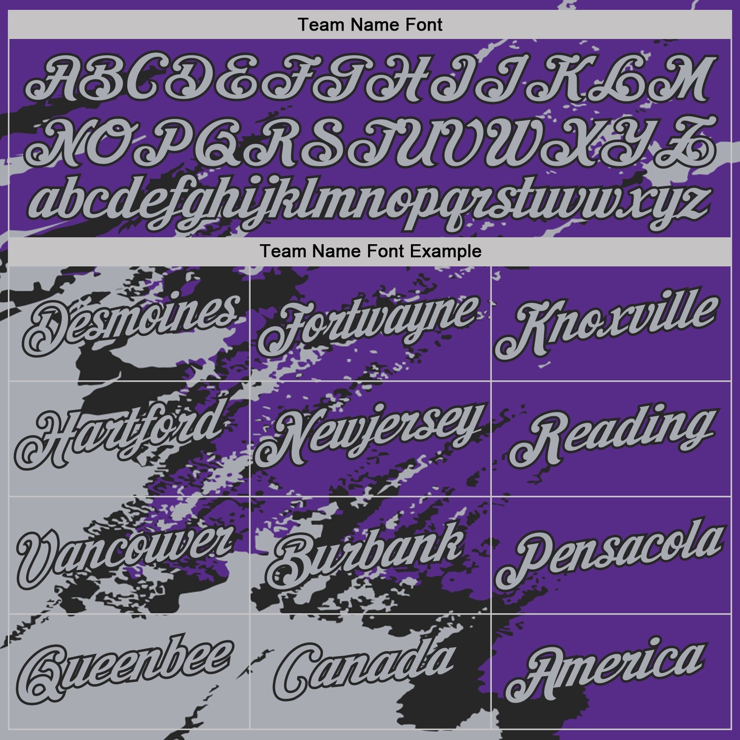 Custom Purple Gray-Black Brush Stroke Shatter Splatter Performance T-Shirt view 3