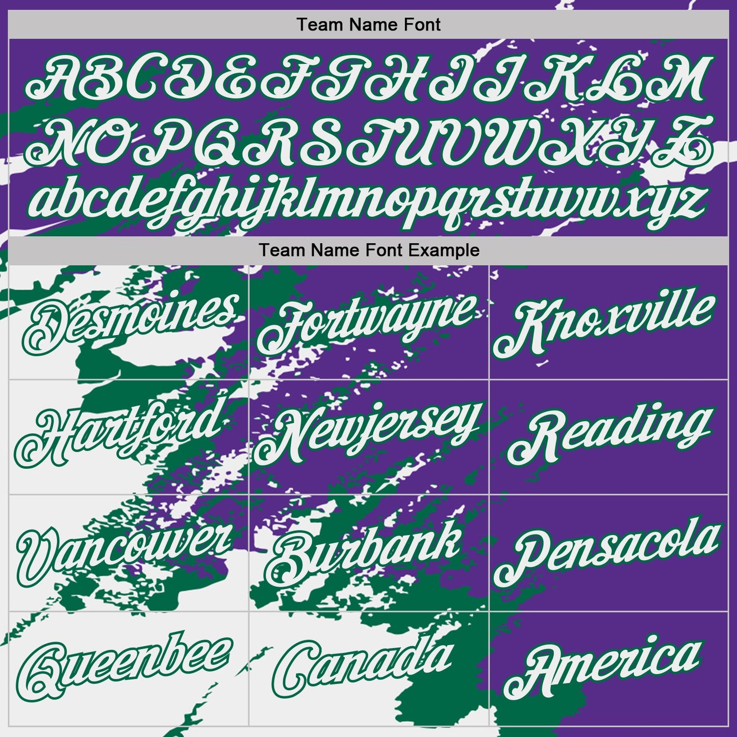 Custom Purple White-Kelly Green Brush Stroke Shatter Splatter Performance T-Shirt view 3