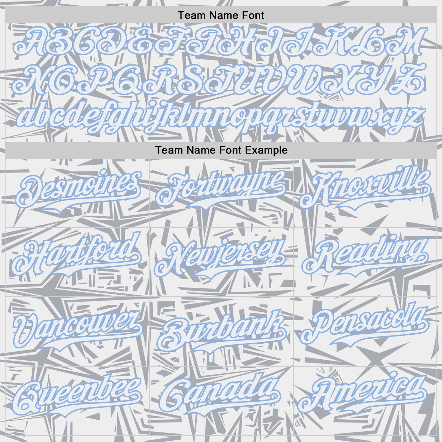 Custom White Gray-Light Blue Geometric Cyber Starburst Authentic Baseball Jersey view 4