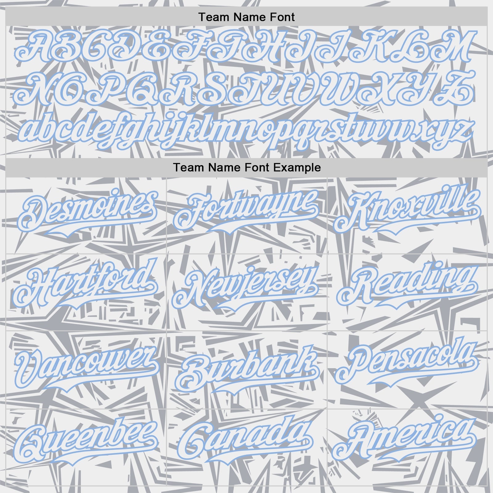 Custom White Gray-Light Blue Geometric Cyber Starburst Authentic Baseball Jersey view 4