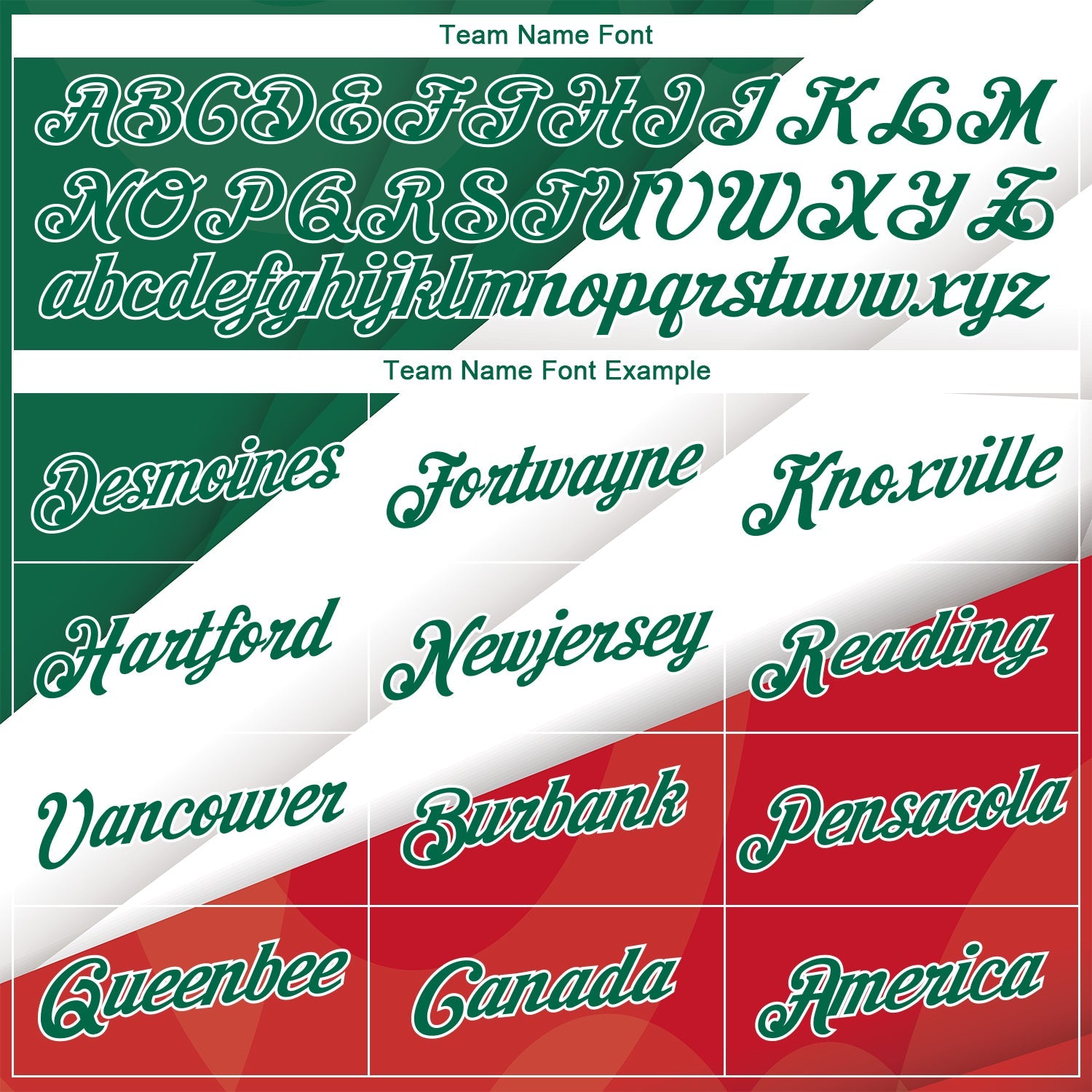 Custom Red White-Kelly Green 3D Mexico Performance T-Shirt view 3