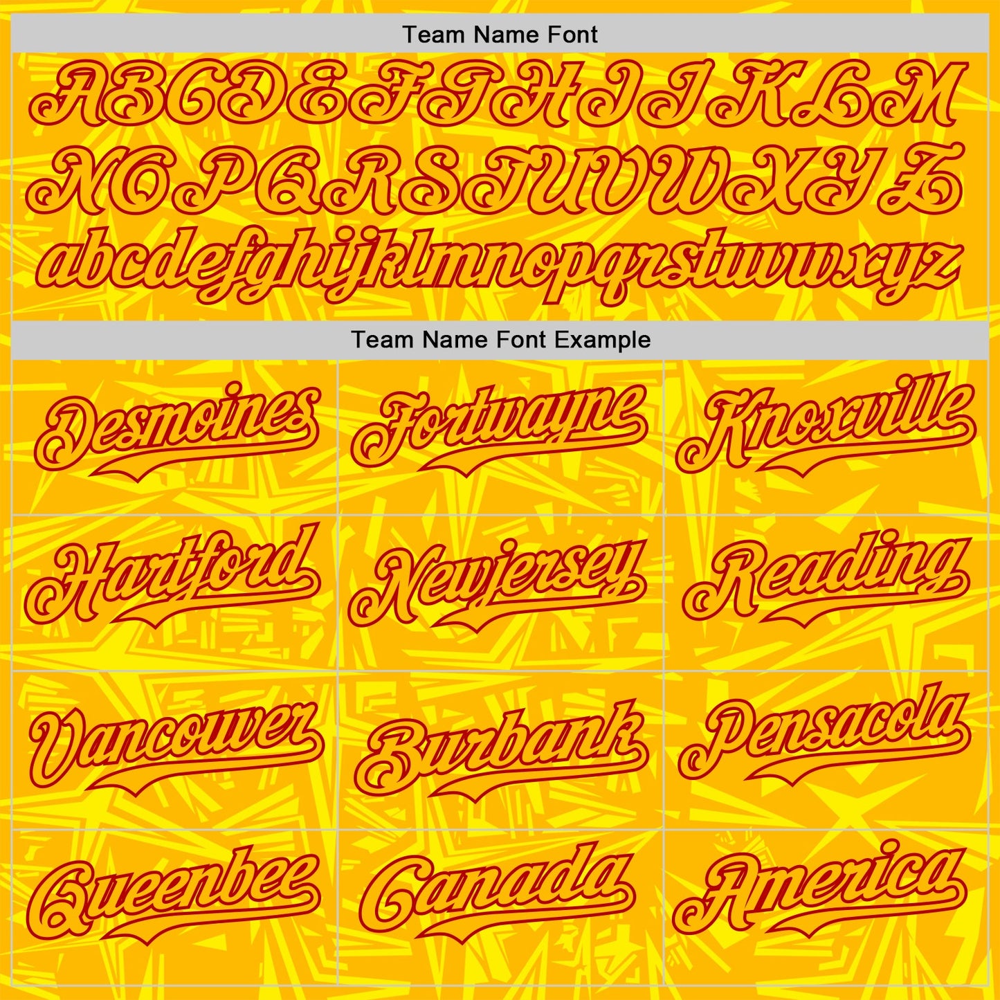 Custom Gold Light Yellow-Red Geometric Cyber Starburst Authentic Baseball Jersey view 4