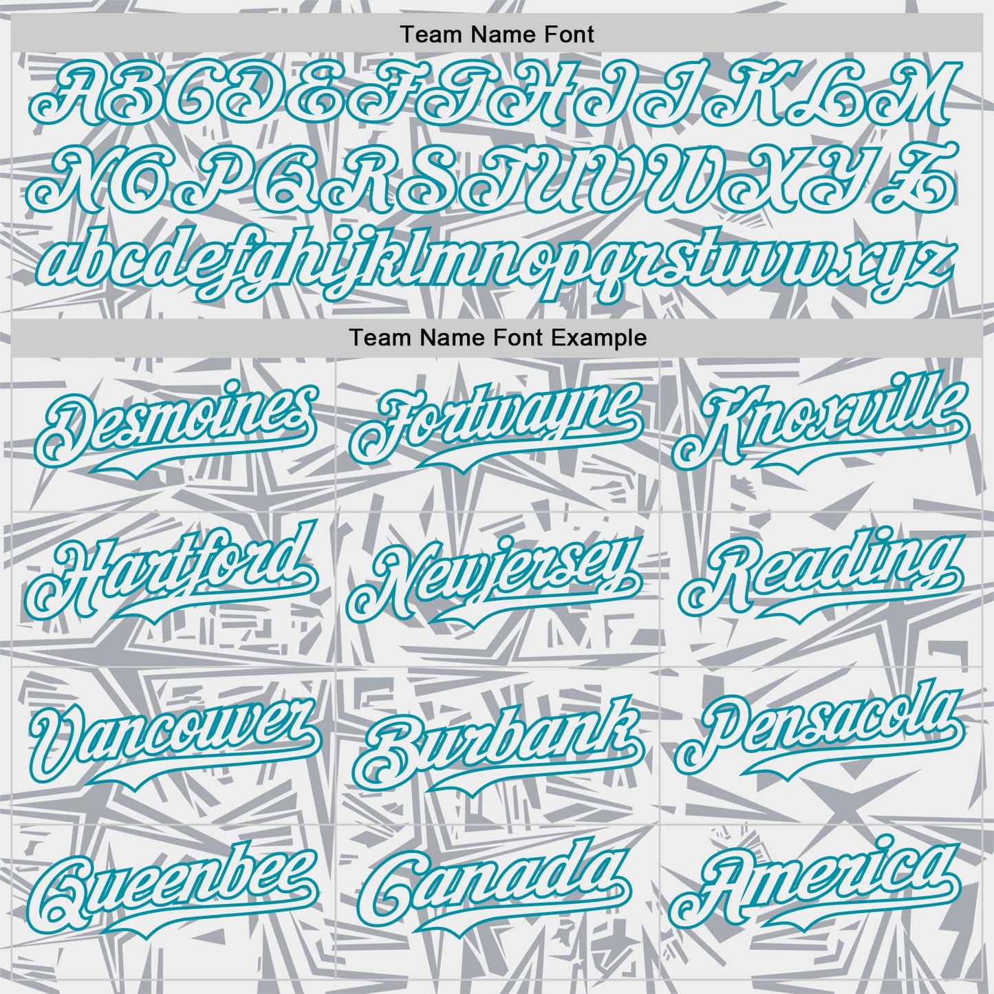 Custom White Gray-Teal Geometric Cyber Starburst Authentic Baseball Jersey view 4