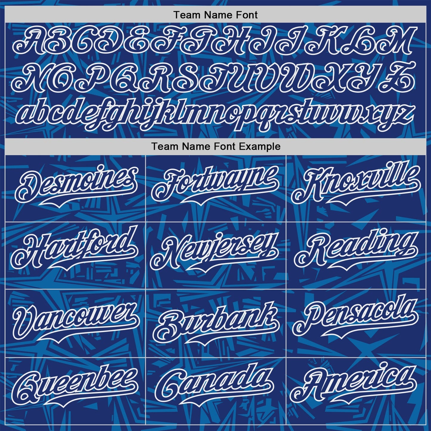 Custom Royal Blue-White Geometric Cyber Starburst Authentic Baseball Jersey view 4