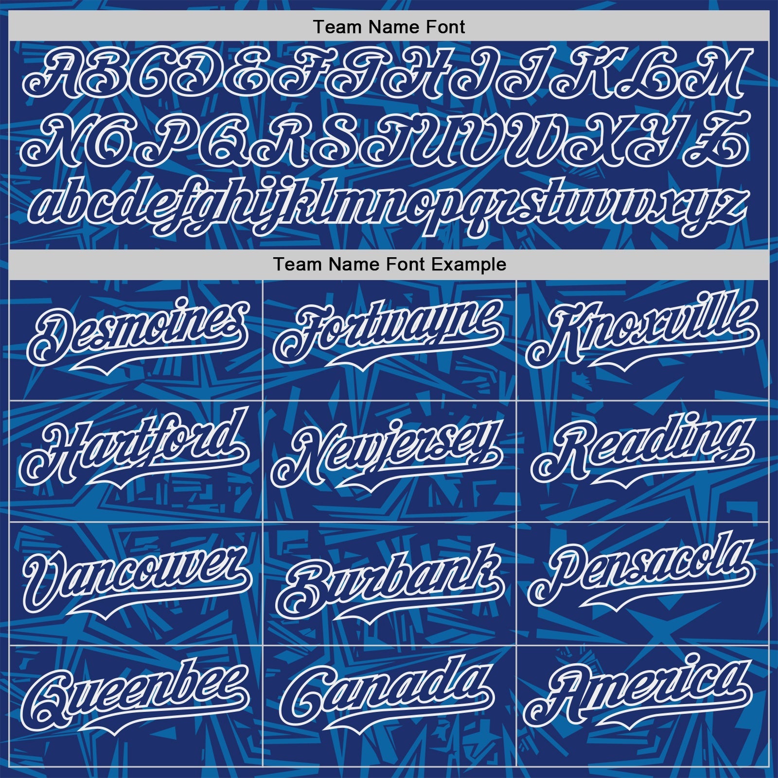 Custom Royal Blue-White Geometric Cyber Starburst Authentic Baseball Jersey view 4