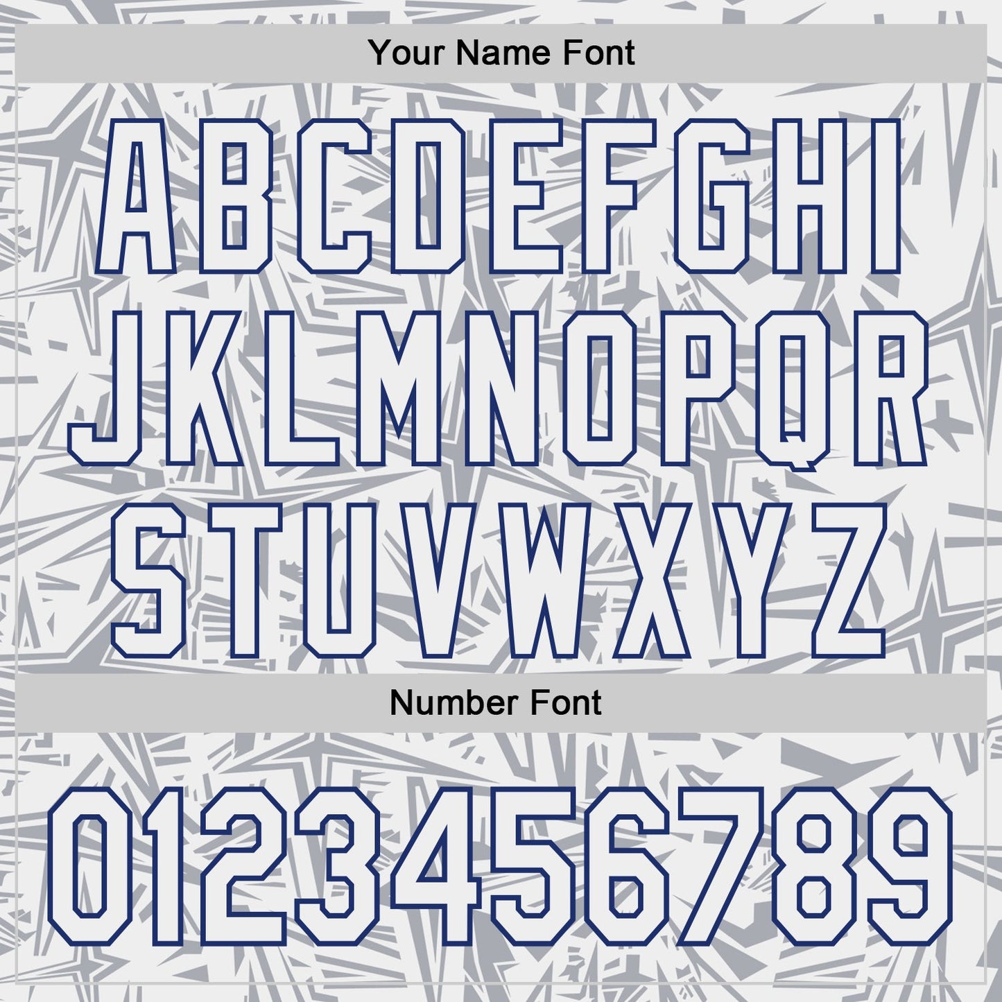 Custom White Gray-Royal Geometric Cyber Starburst Authentic Baseball Jersey view 5