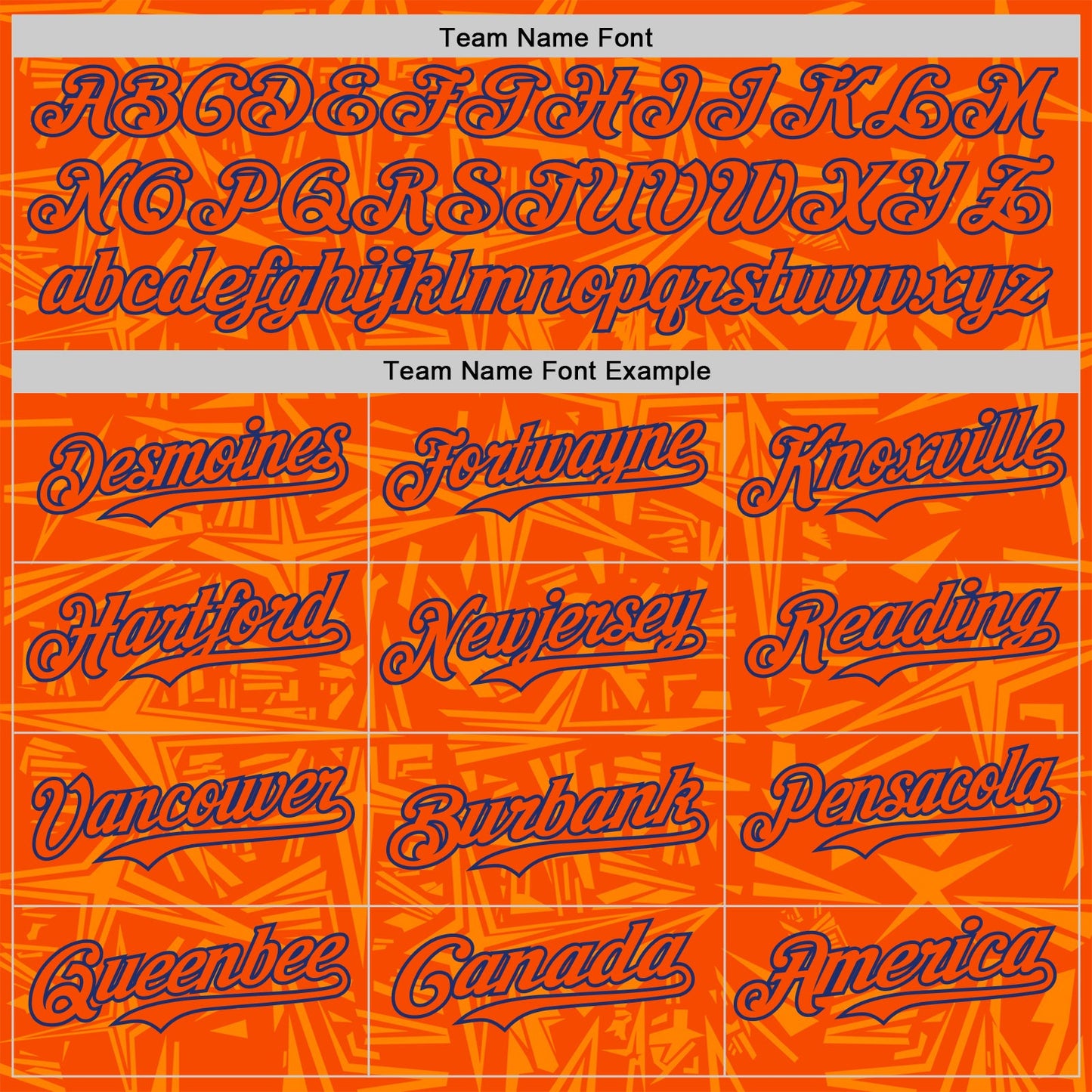 Custom Orange-Royal Geometric Cyber Starburst Authentic Baseball Jersey view 4