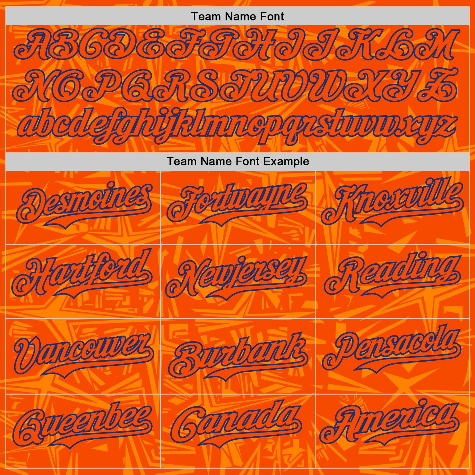 Custom Orange-Royal Geometric Cyber Starburst Authentic Baseball Jersey view 4