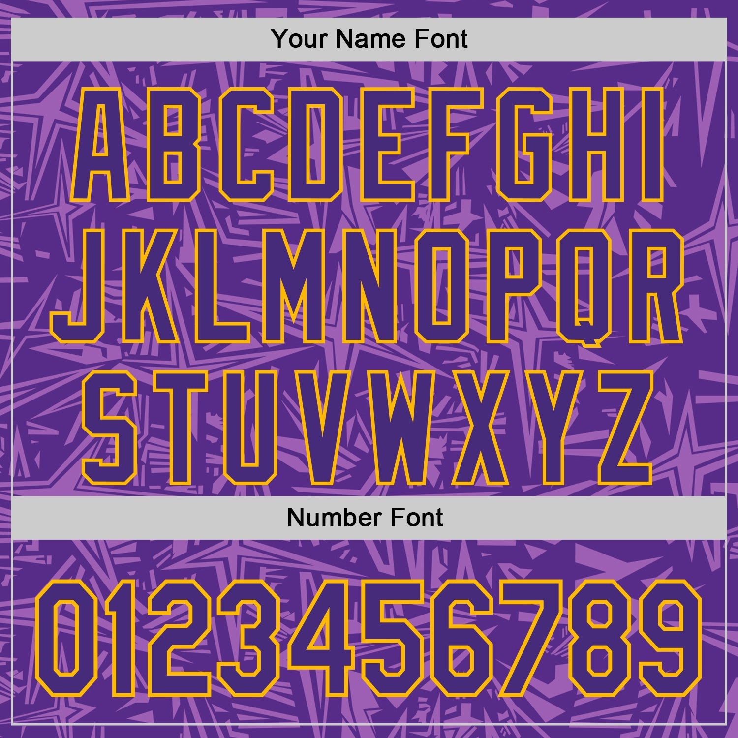 Custom Purple Medium Purple-Gold Geometric Cyber Starburst Authentic Baseball Jersey view 5