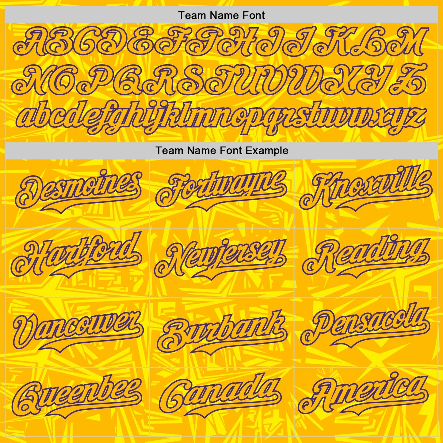 Custom Gold Light Yellow-Purple Geometric Cyber Starburst Authentic Baseball Jersey view 4