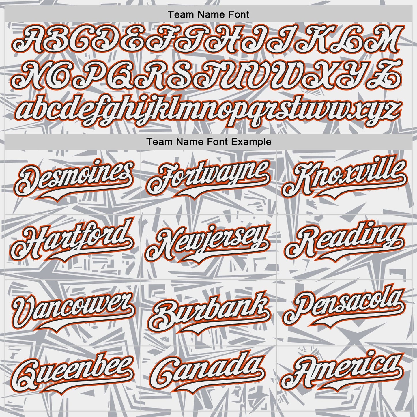 Custom White Gray Black-Orange Geometric Cyber Starburst Authentic Baseball Jersey view 4