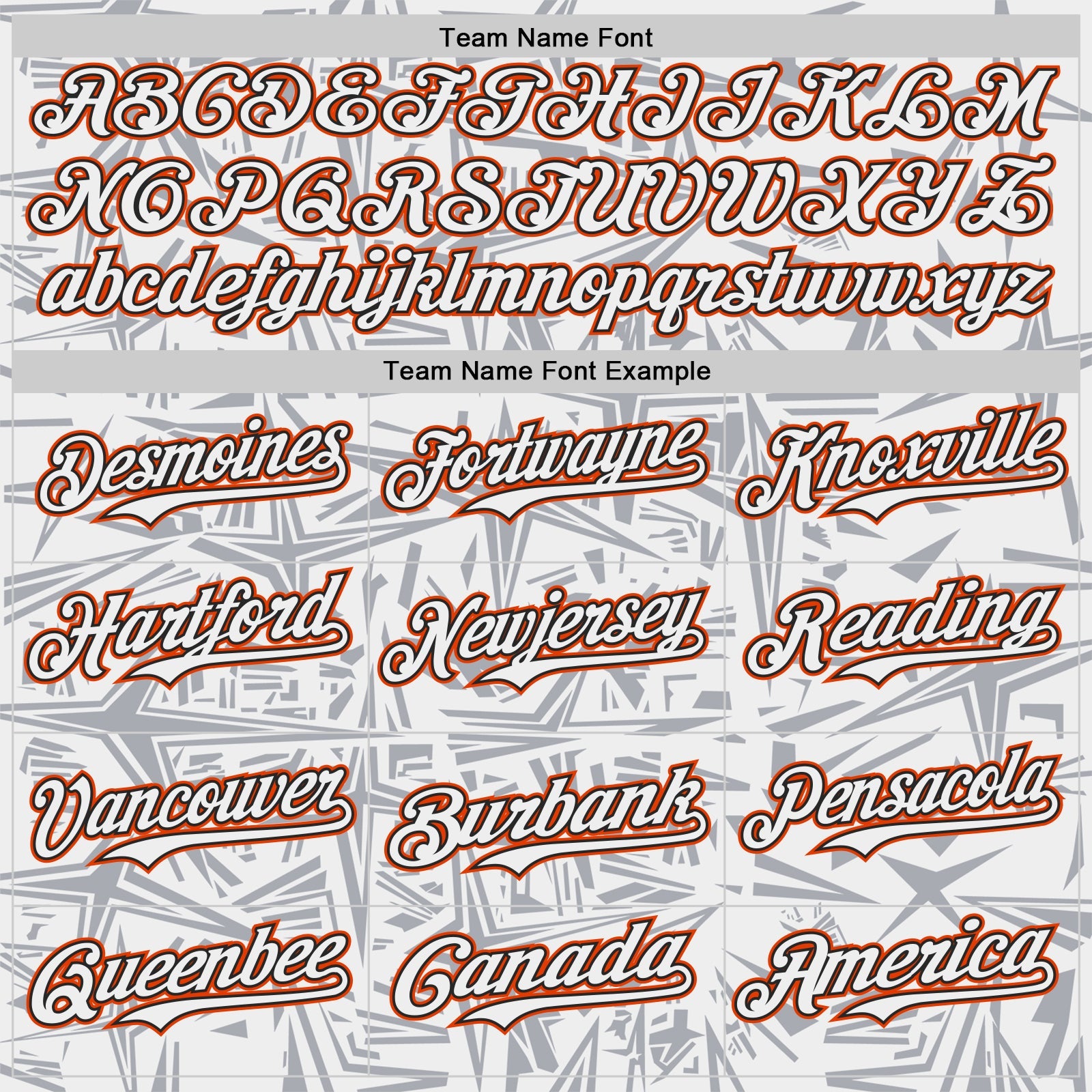 Custom White Gray Black-Orange Geometric Cyber Starburst Authentic Baseball Jersey view 4