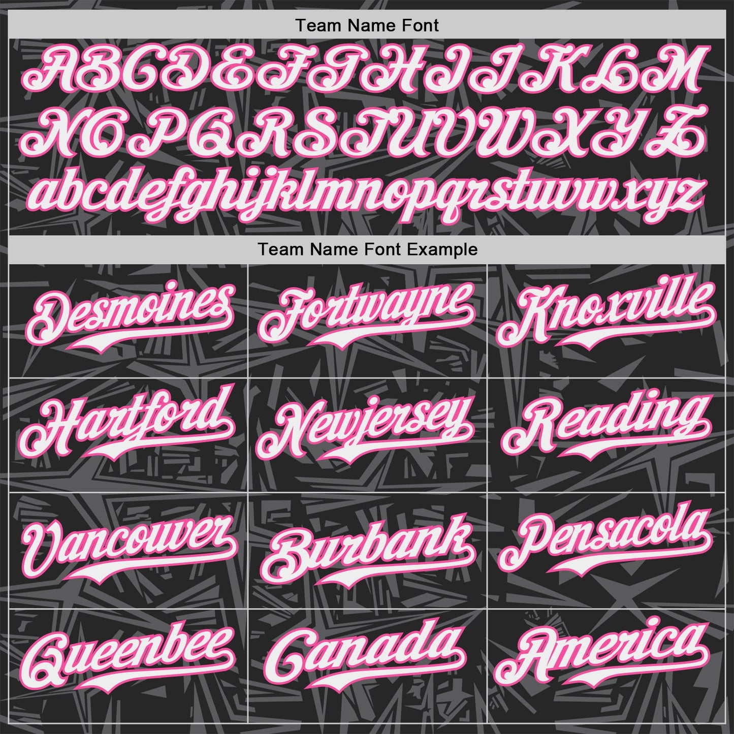 Custom Black White Steel Gray-Pink Geometric Cyber Starburst Authentic Baseball Jersey view 4