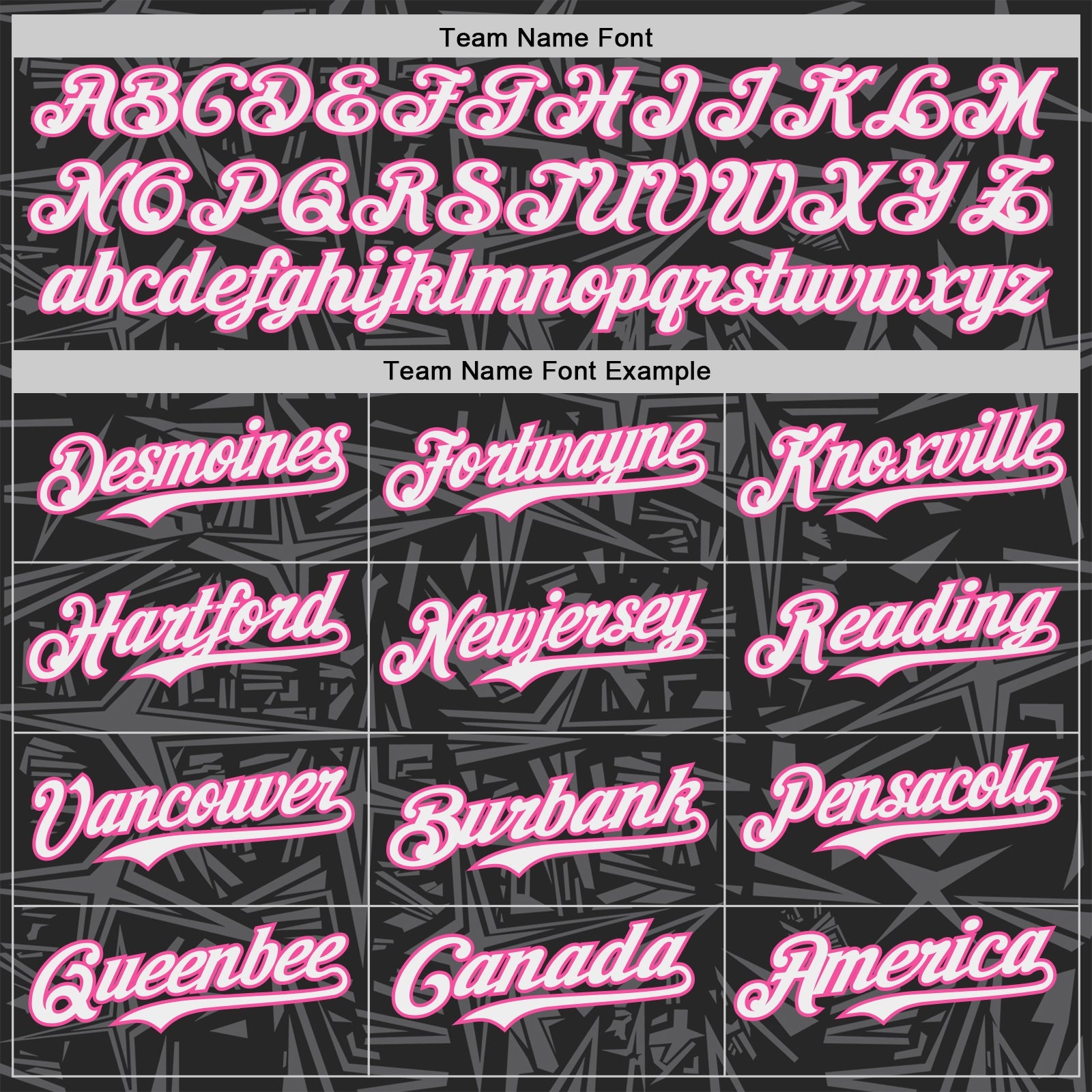 Custom Black White Steel Gray-Pink Geometric Cyber Starburst Authentic Baseball Jersey view 4