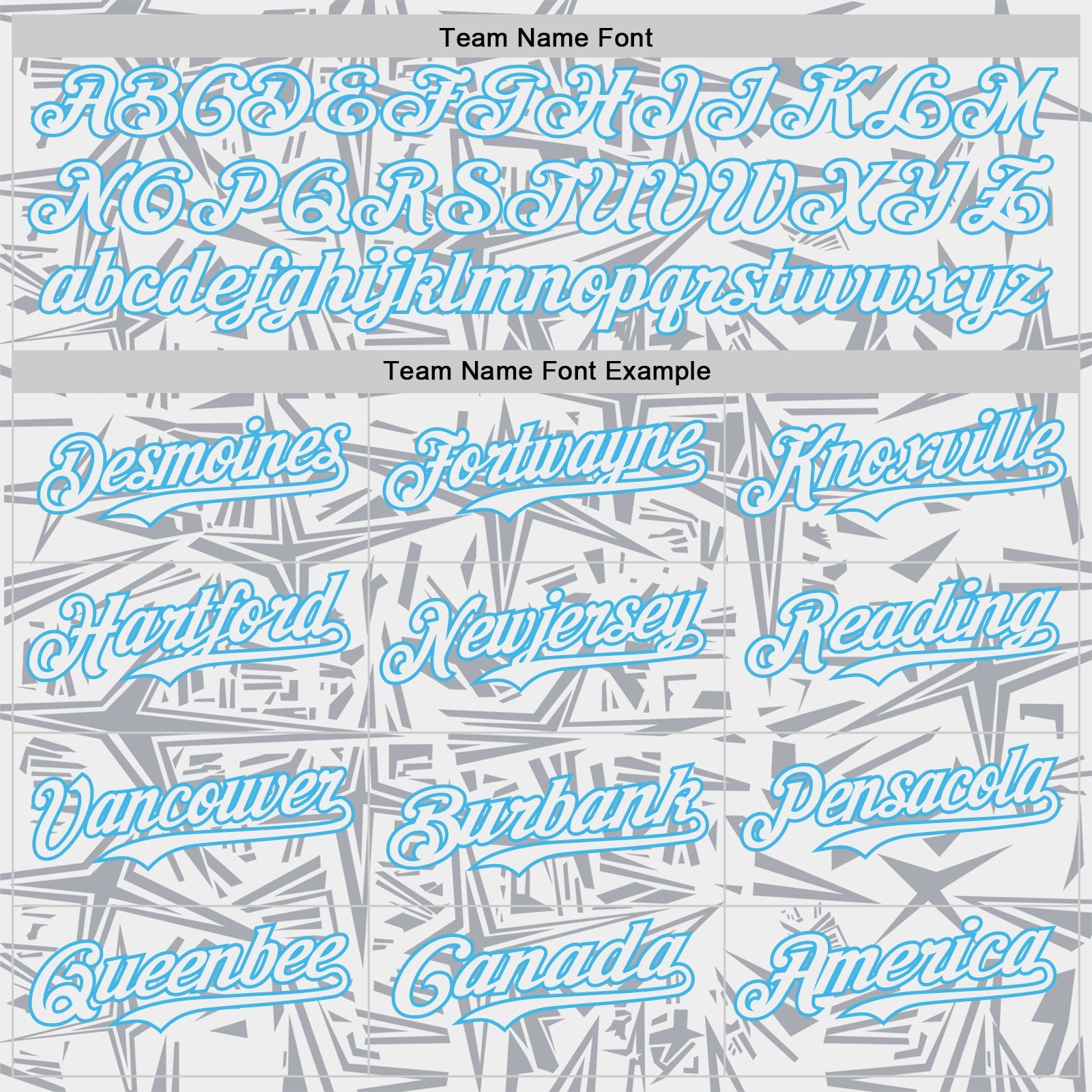 Custom White Gray-Sky Blue Geometric Cyber Starburst Authentic Baseball Jersey view 4