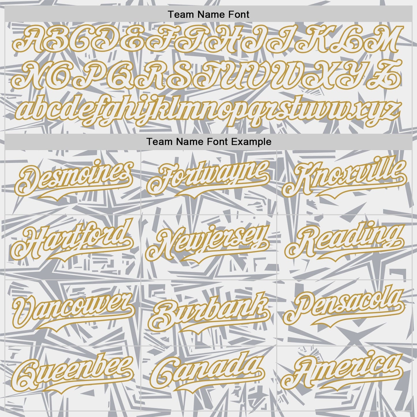 Custom White Gray-Old Gold Geometric Cyber Starburst Authentic Baseball Jersey view 4