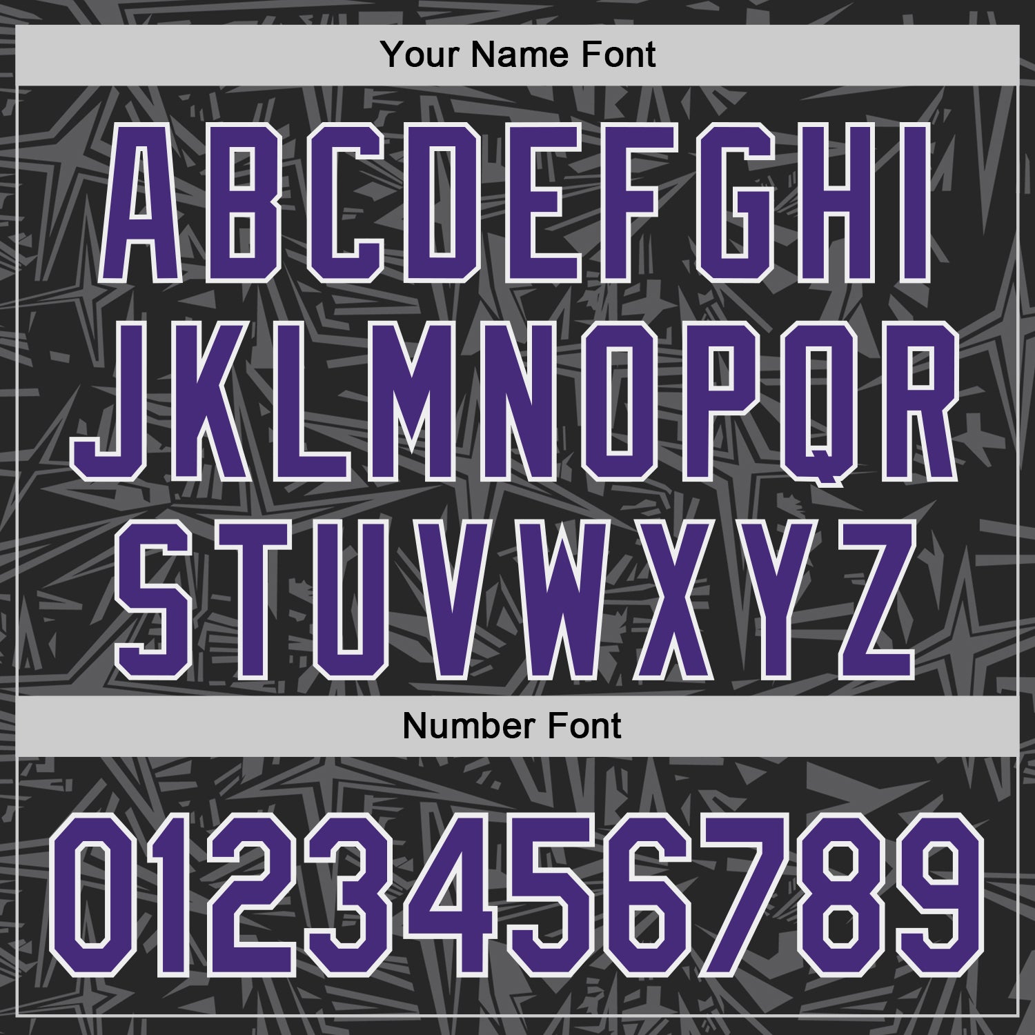 Custom Black Purple Steel Gray-White Geometric Cyber Starburst Authentic Baseball Jersey view 5