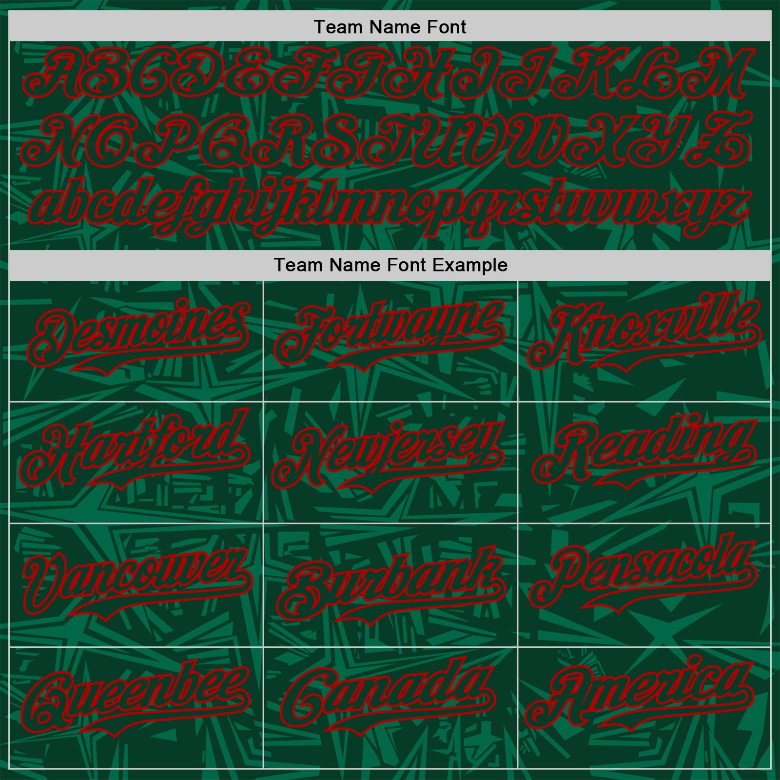 Custom Green-Red Geometric Cyber Starburst Authentic Baseball Jersey view 4