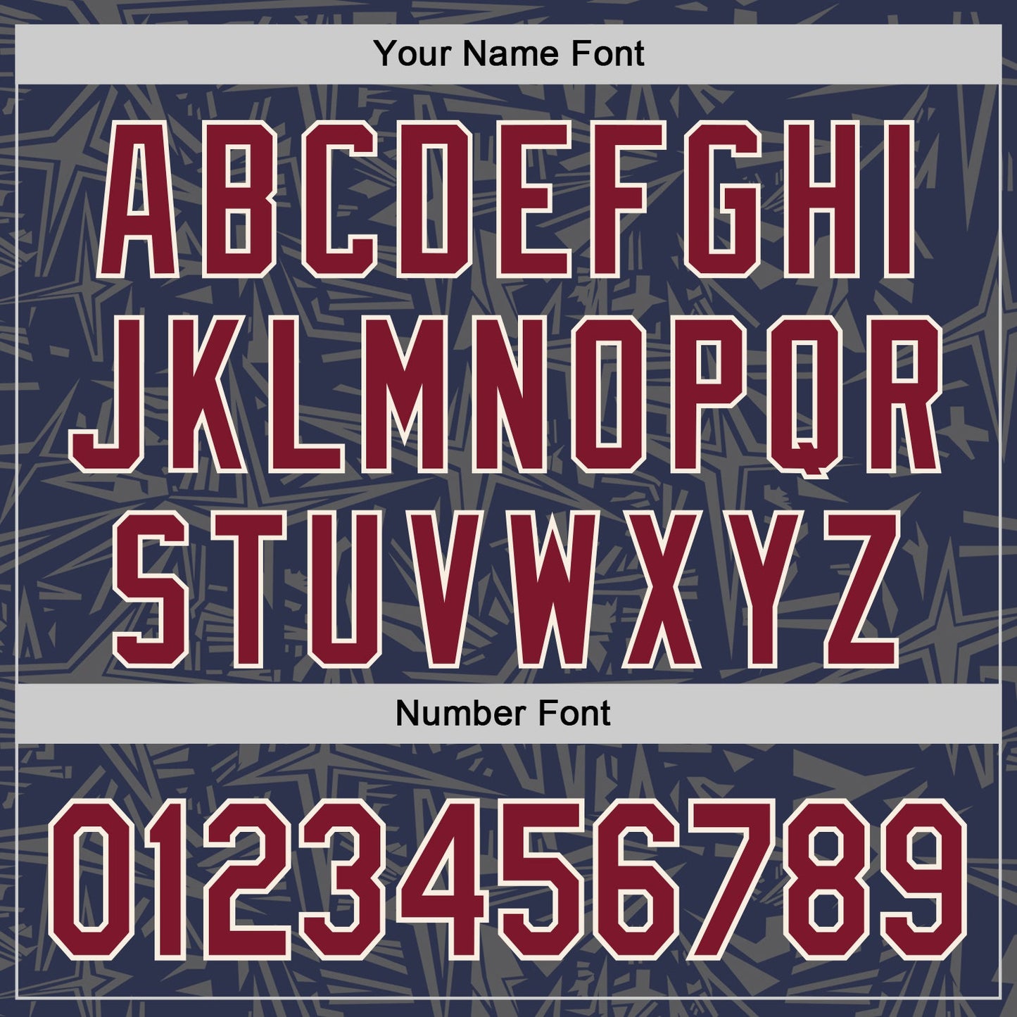 Custom Navy Crimson Steel Gray-Cream Geometric Cyber Starburst Authentic Baseball Jersey view 5