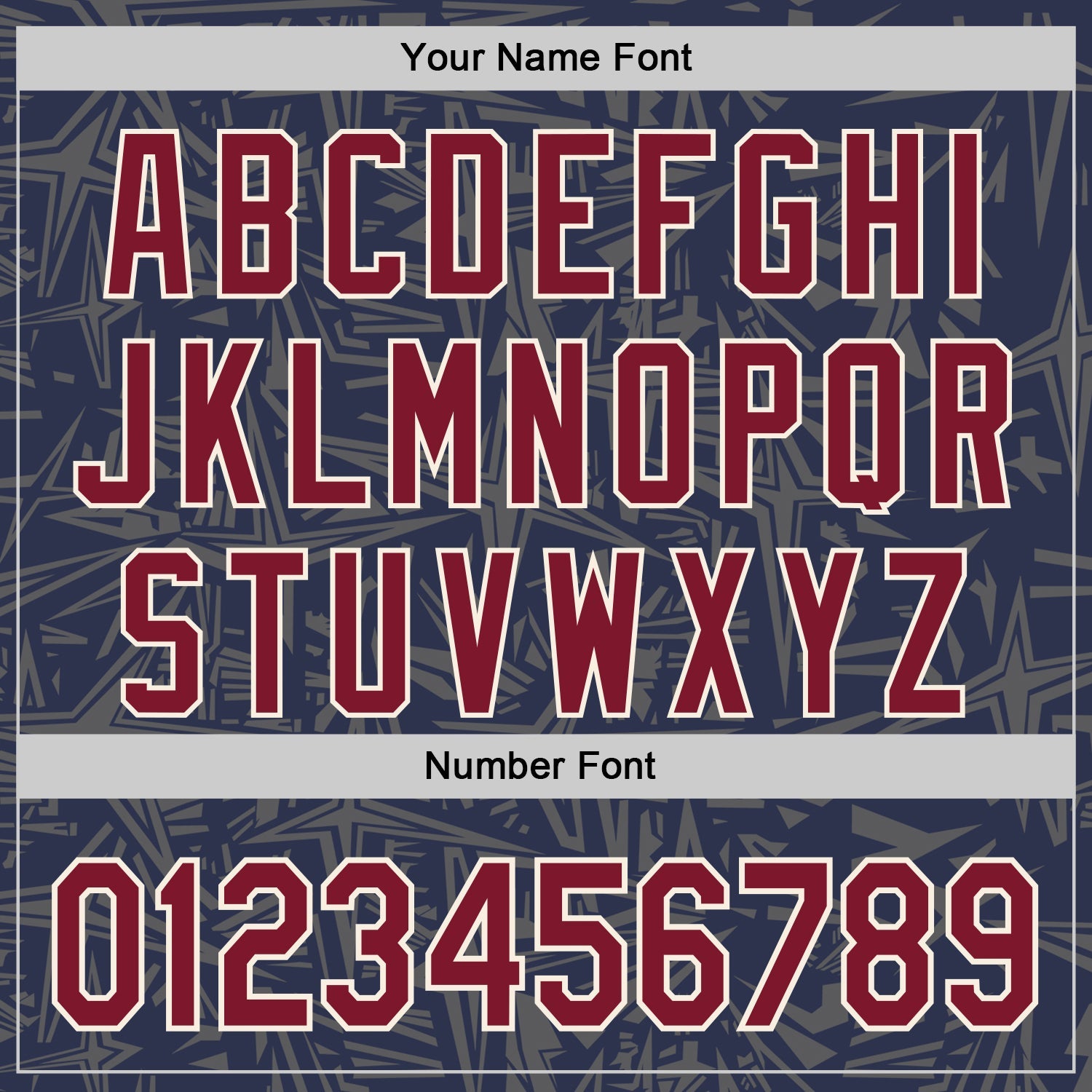 Custom Navy Crimson Steel Gray-Cream Geometric Cyber Starburst Authentic Baseball Jersey view 5