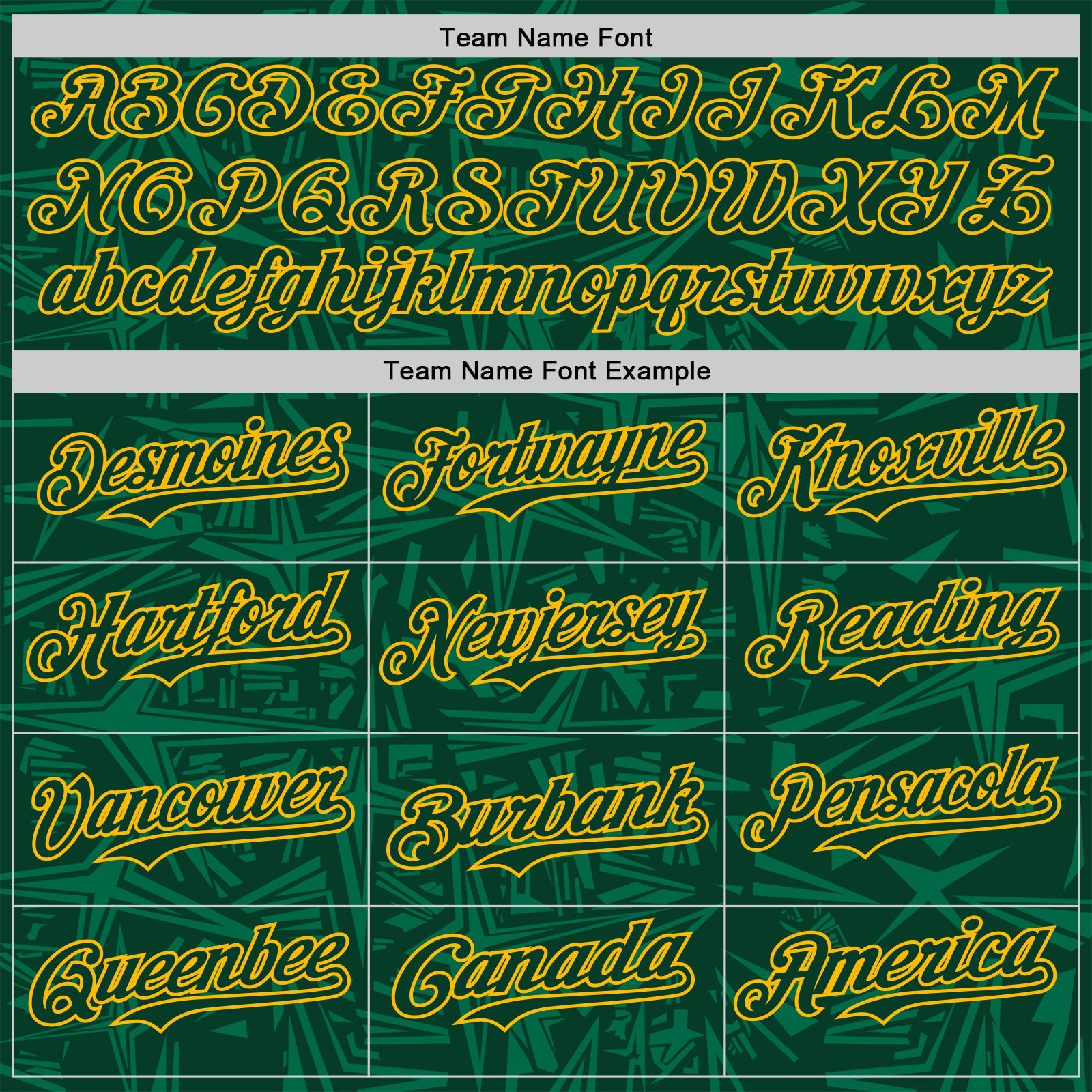Custom Green-Gold Geometric Cyber Starburst Authentic Baseball Jersey view 4