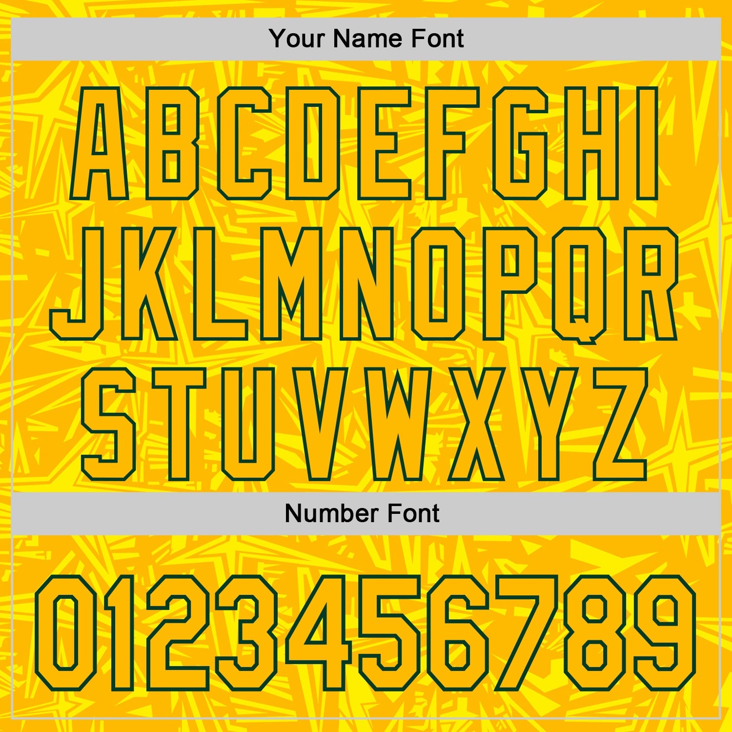 Custom Gold Light Yellow-Green Geometric Cyber Starburst Authentic Baseball Jersey view 5