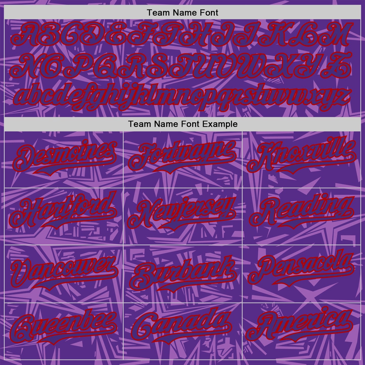 Custom Purple Medium Purple-Red Geometric Cyber Starburst Authentic Baseball Jersey view 4
