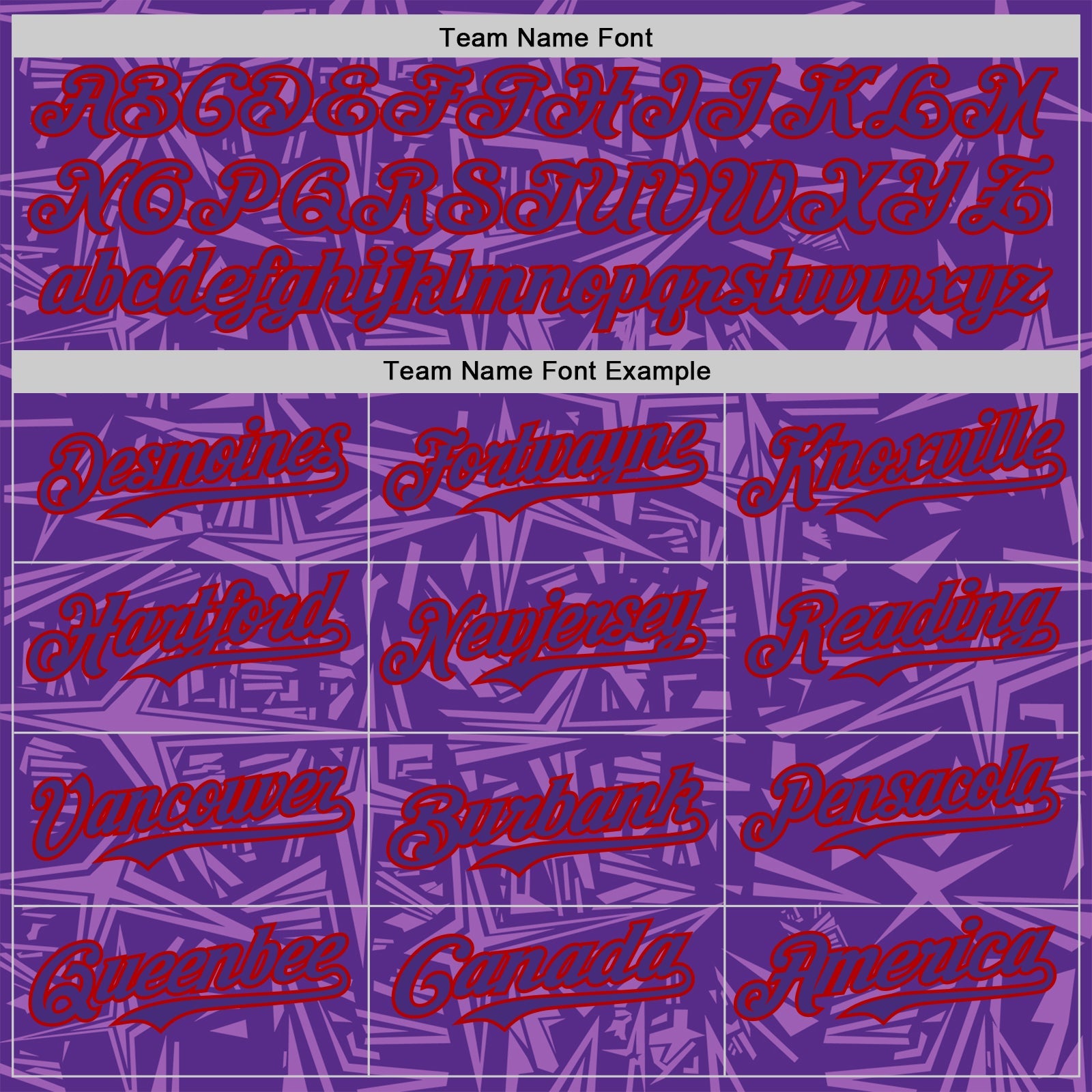 Custom Purple Medium Purple-Red Geometric Cyber Starburst Authentic Baseball Jersey view 4