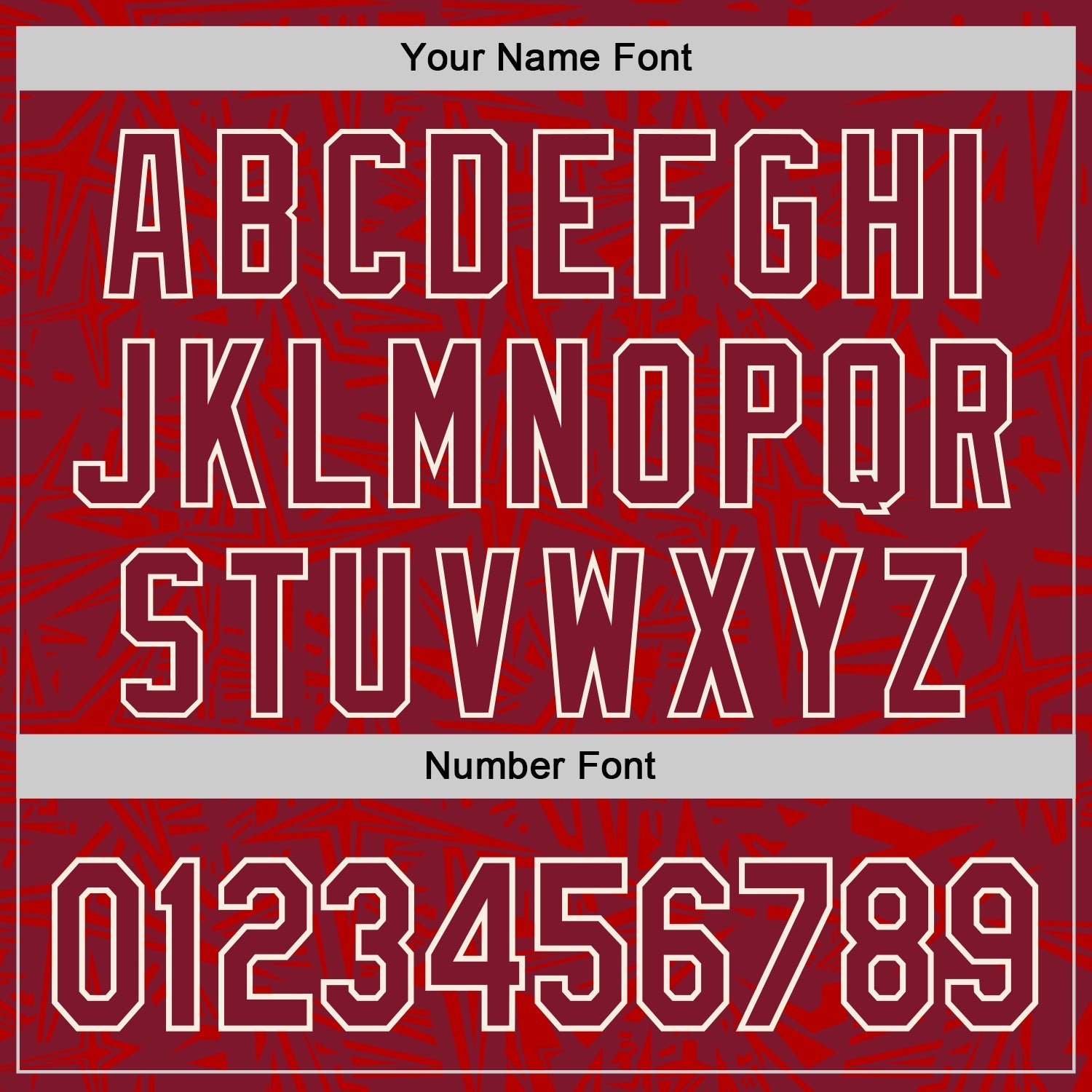 Custom Crimson-Cream Geometric Cyber Starburst Authentic Baseball Jersey view 5