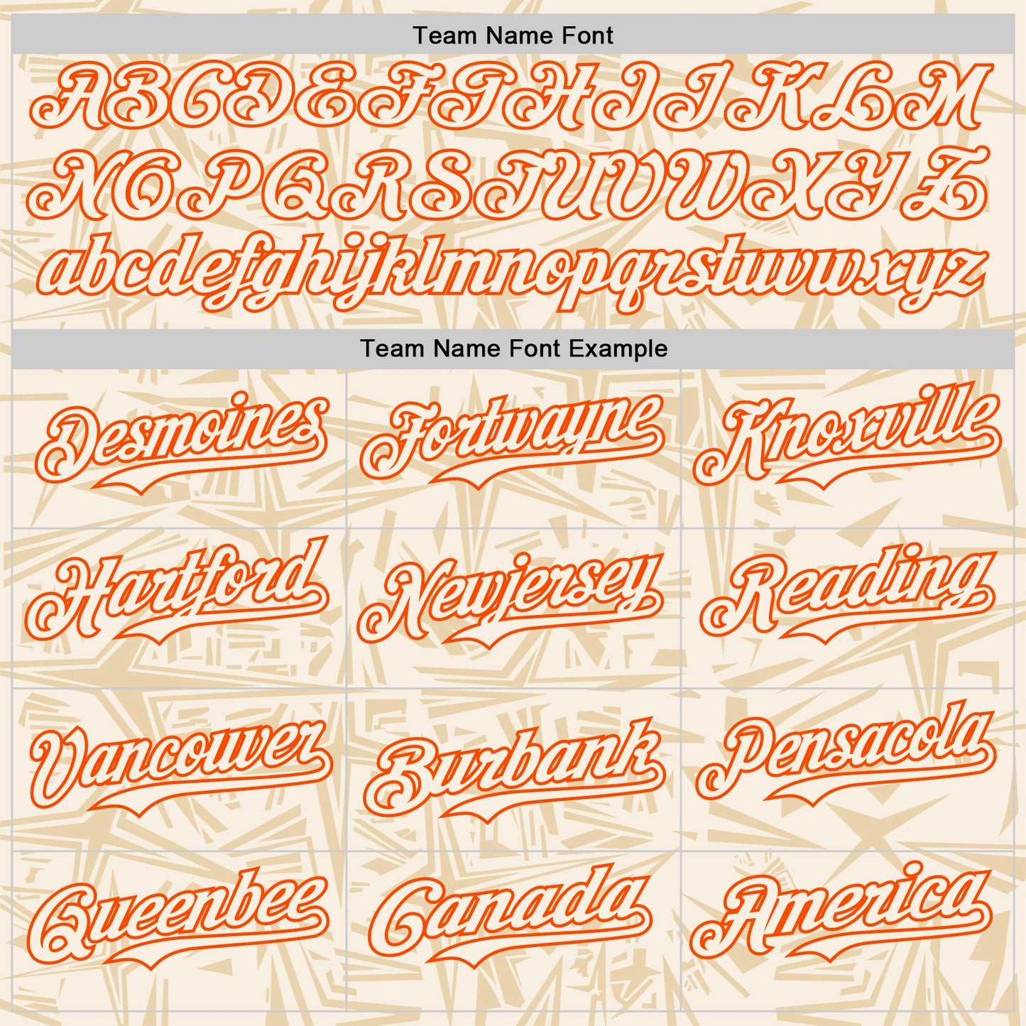 Custom Cream-Orange Geometric Cyber Starburst Authentic Baseball Jersey view 4