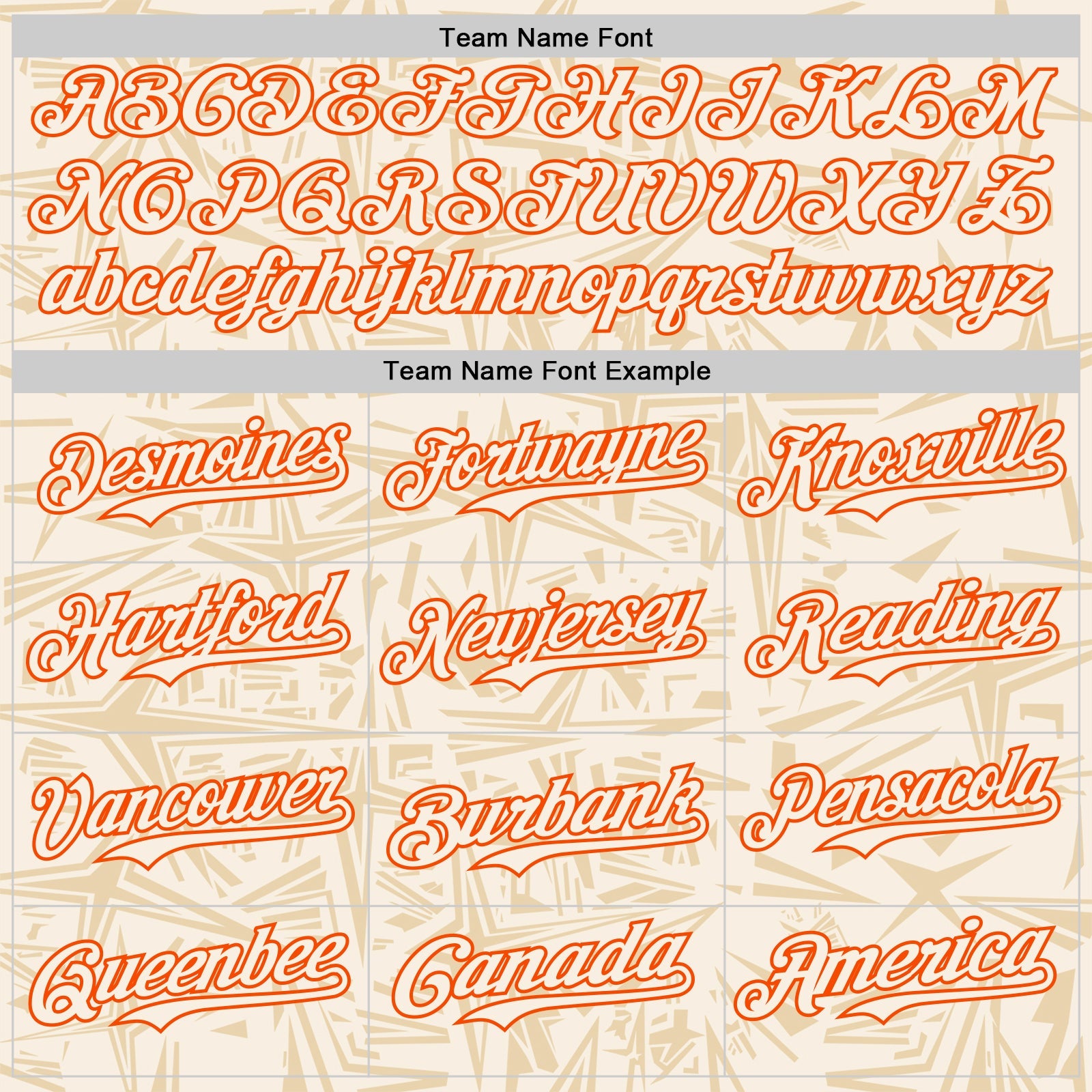 Custom Cream-Orange Geometric Cyber Starburst Authentic Baseball Jersey view 4