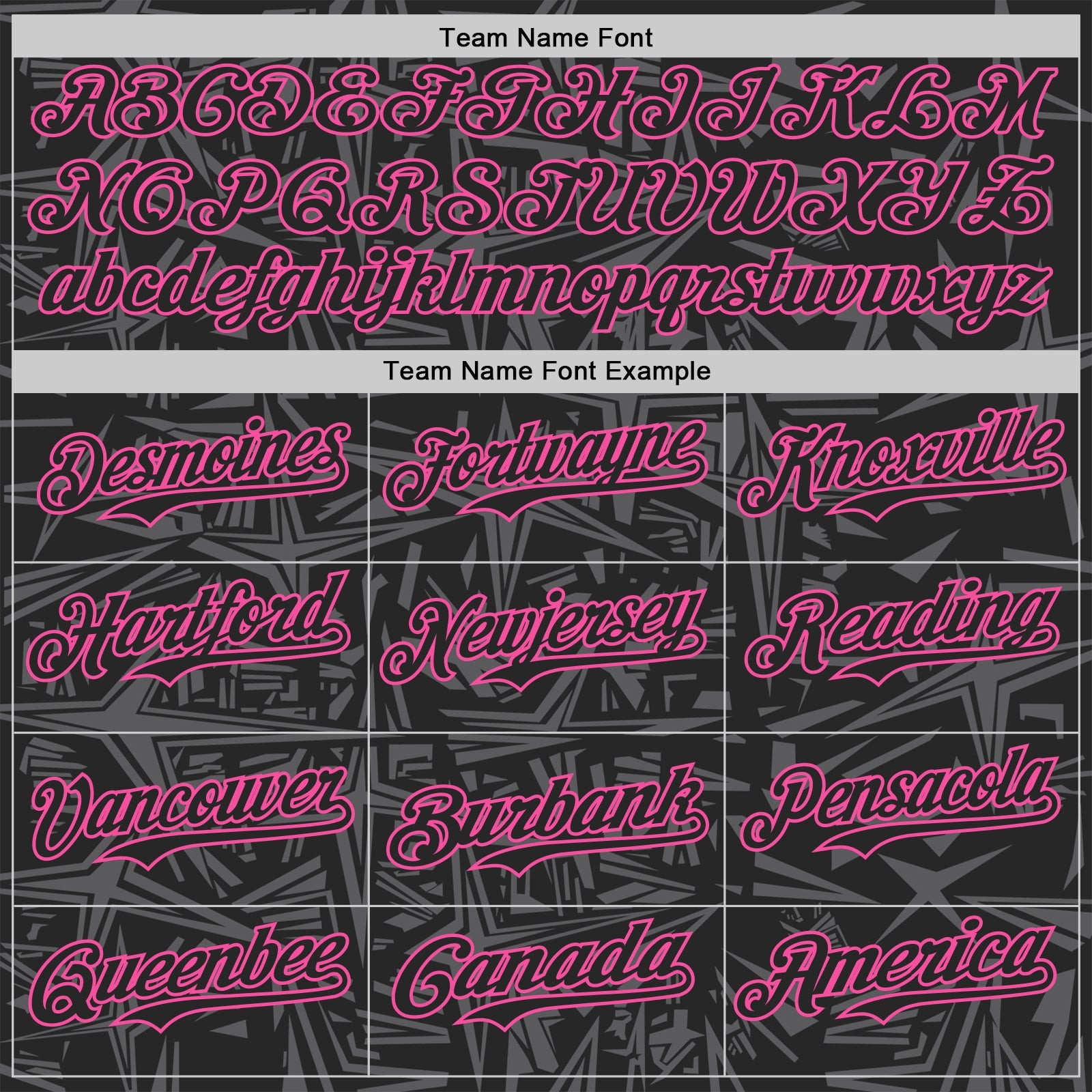 Custom Black Steel Gray-Pink Geometric Cyber Starburst Authentic Baseball Jersey view 4