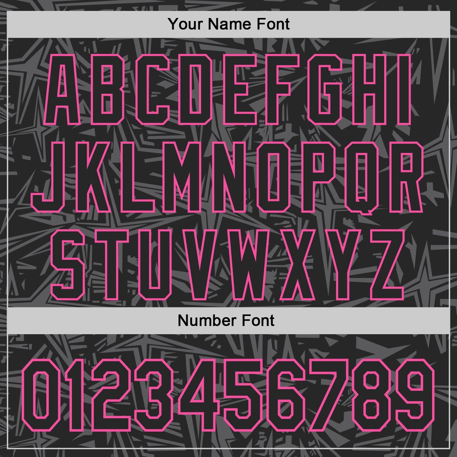 Custom Black Steel Gray-Pink Geometric Cyber Starburst Authentic Baseball Jersey view 5