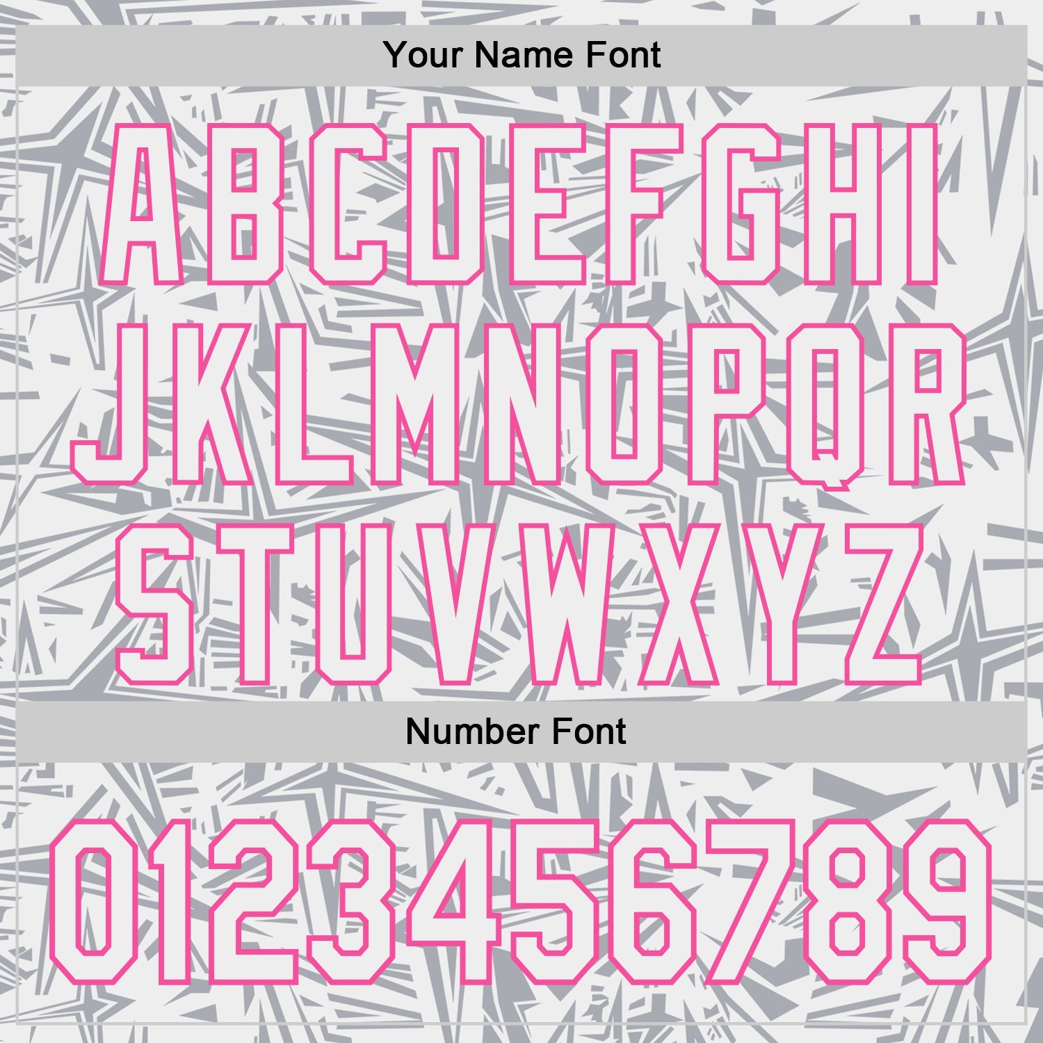 Custom White Gray-Pink Geometric Cyber Starburst Authentic Baseball Jersey view 5