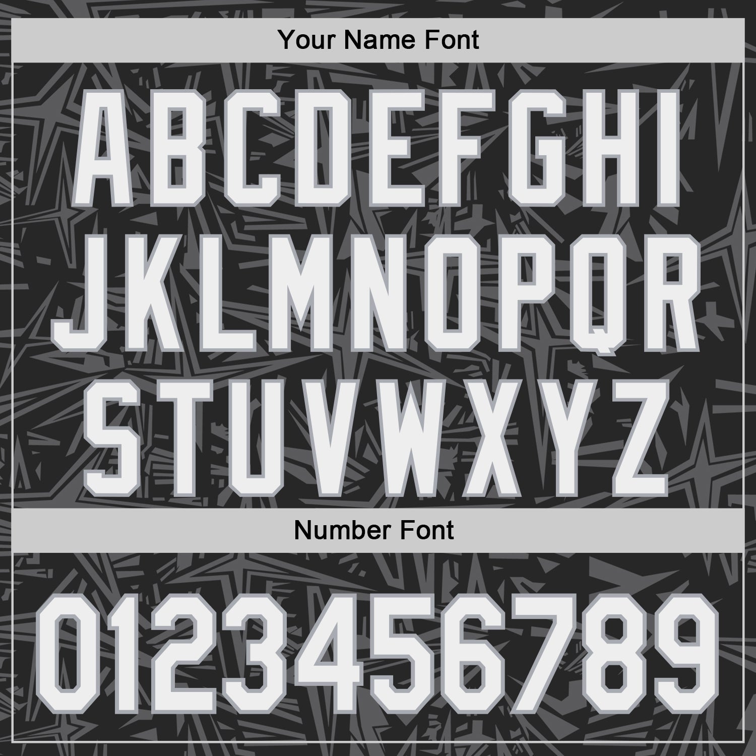 Custom Black White Steel Gray-Gray Geometric Cyber Starburst Authentic Baseball Jersey view 5