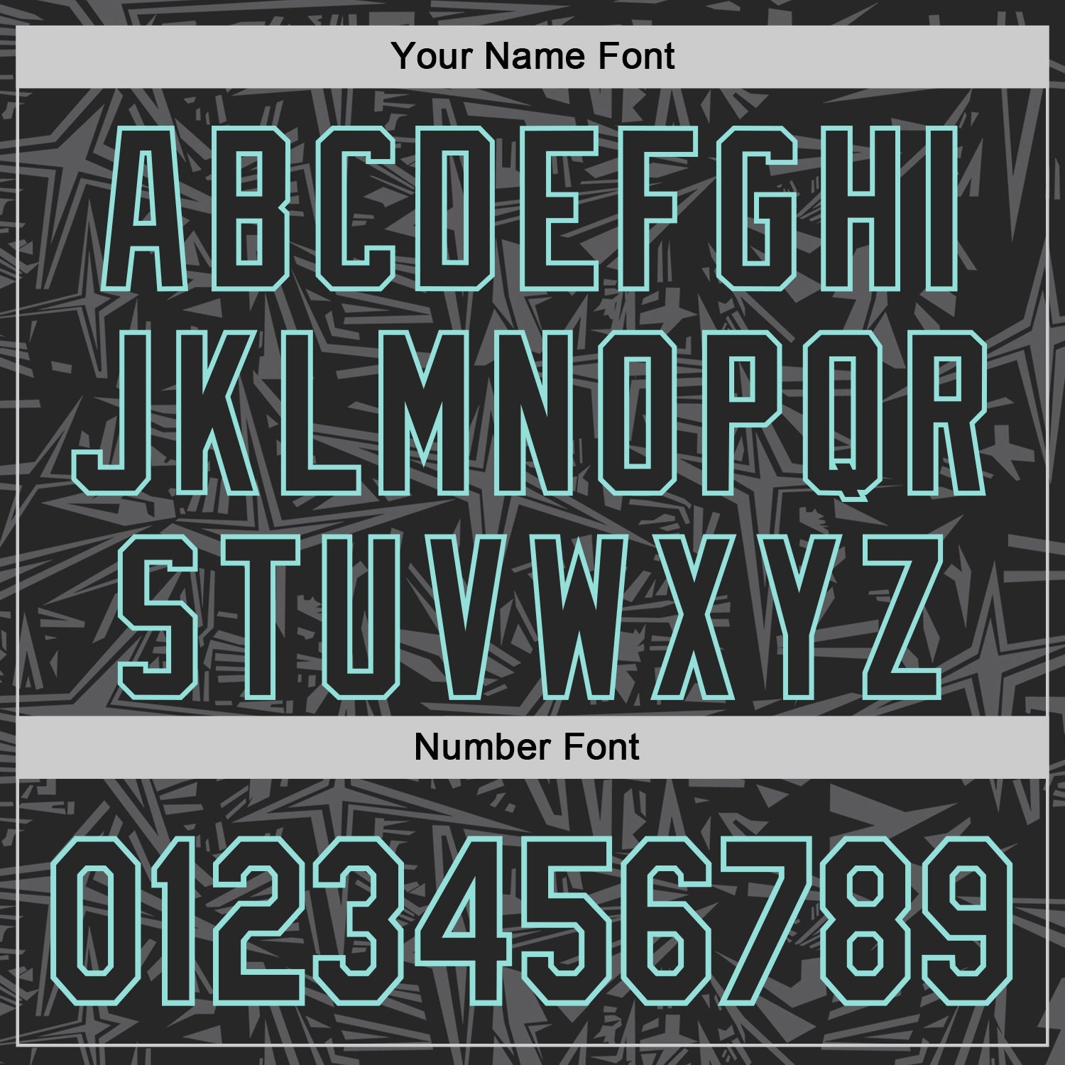 Custom Black Steel Gray-Ice Blue Geometric Cyber Starburst Authentic Baseball Jersey view 5
