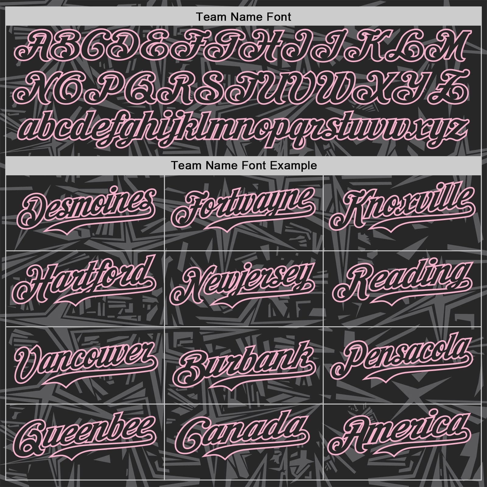 Custom Black Steel Gray-Light Pink Geometric Cyber Starburst Authentic Baseball Jersey view 4