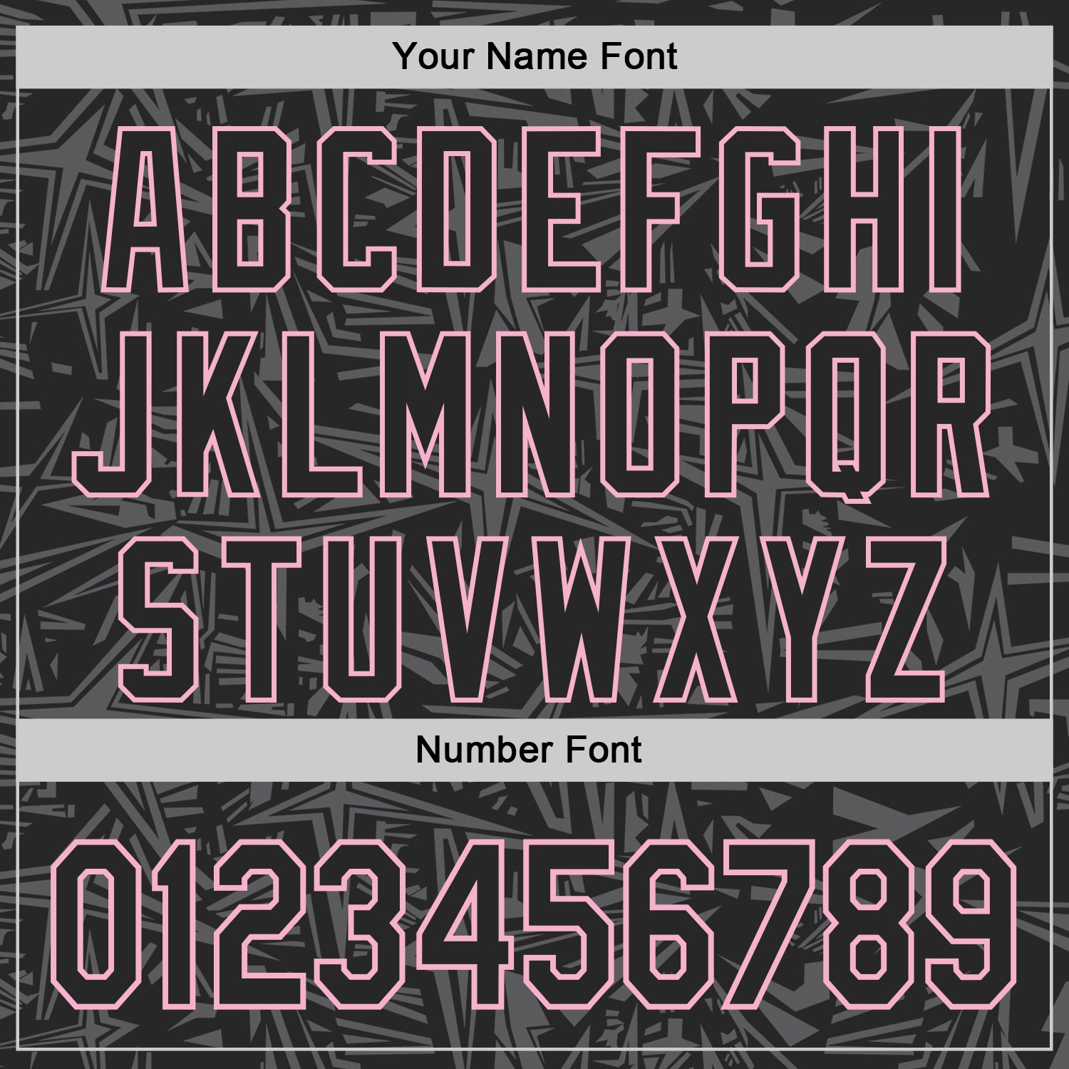 Custom Black Steel Gray-Light Pink Geometric Cyber Starburst Authentic Baseball Jersey view 5