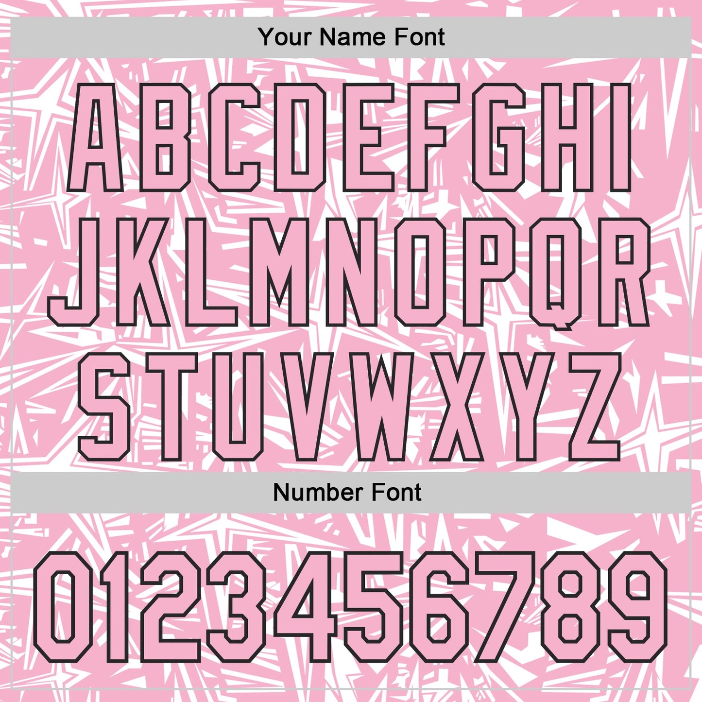 Custom Light Pink White-Black Geometric Cyber Starburst Authentic Baseball Jersey view 5