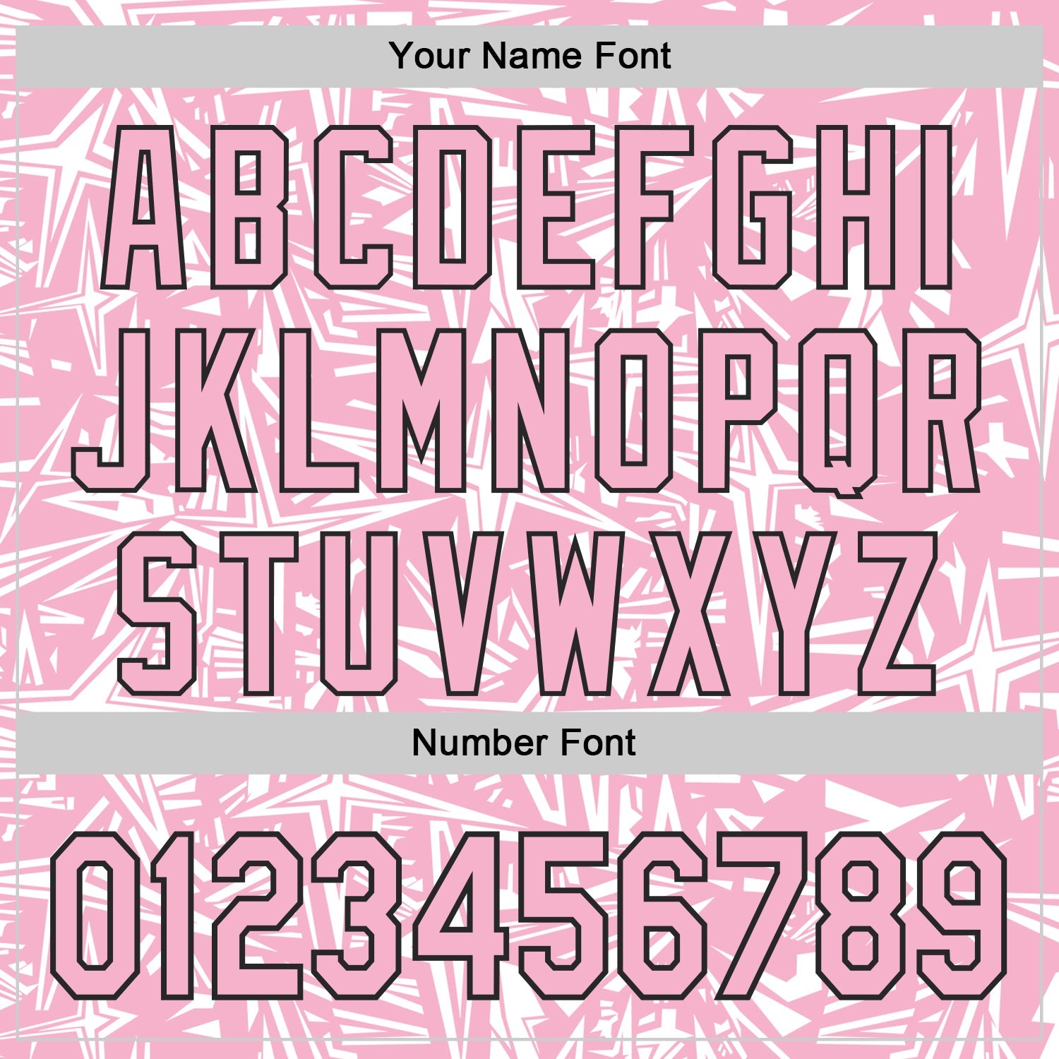 Custom Light Pink White-Black Geometric Cyber Starburst Authentic Baseball Jersey view 5